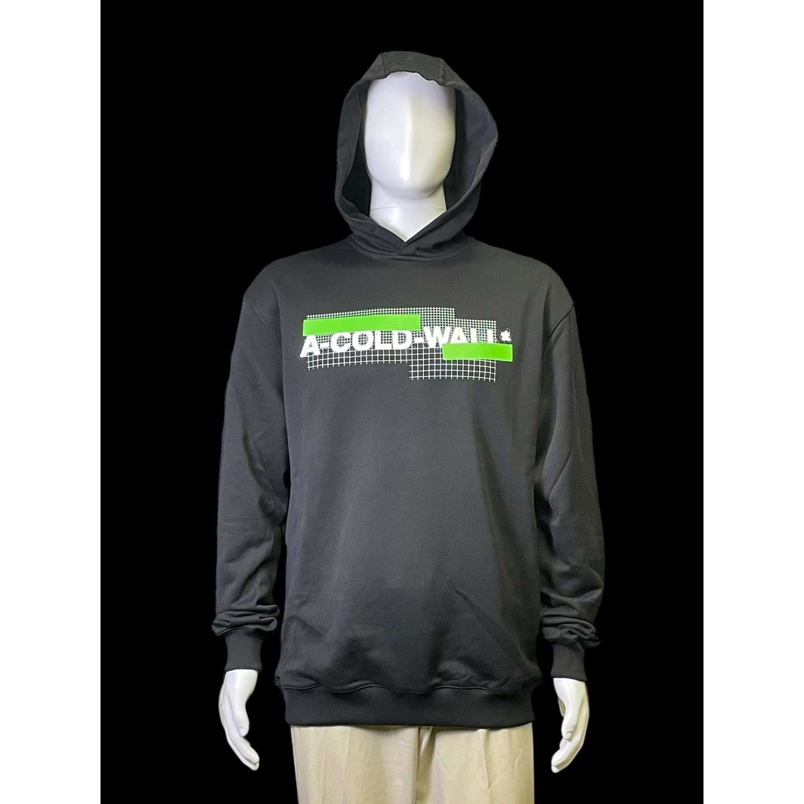 A-COLD-WALL* Rare A-Cold-Wall* Black Grid Logo Hoodie Spring/Summer 2023 Size US M / EU 48-50 / 2 - 1 Thumbnail