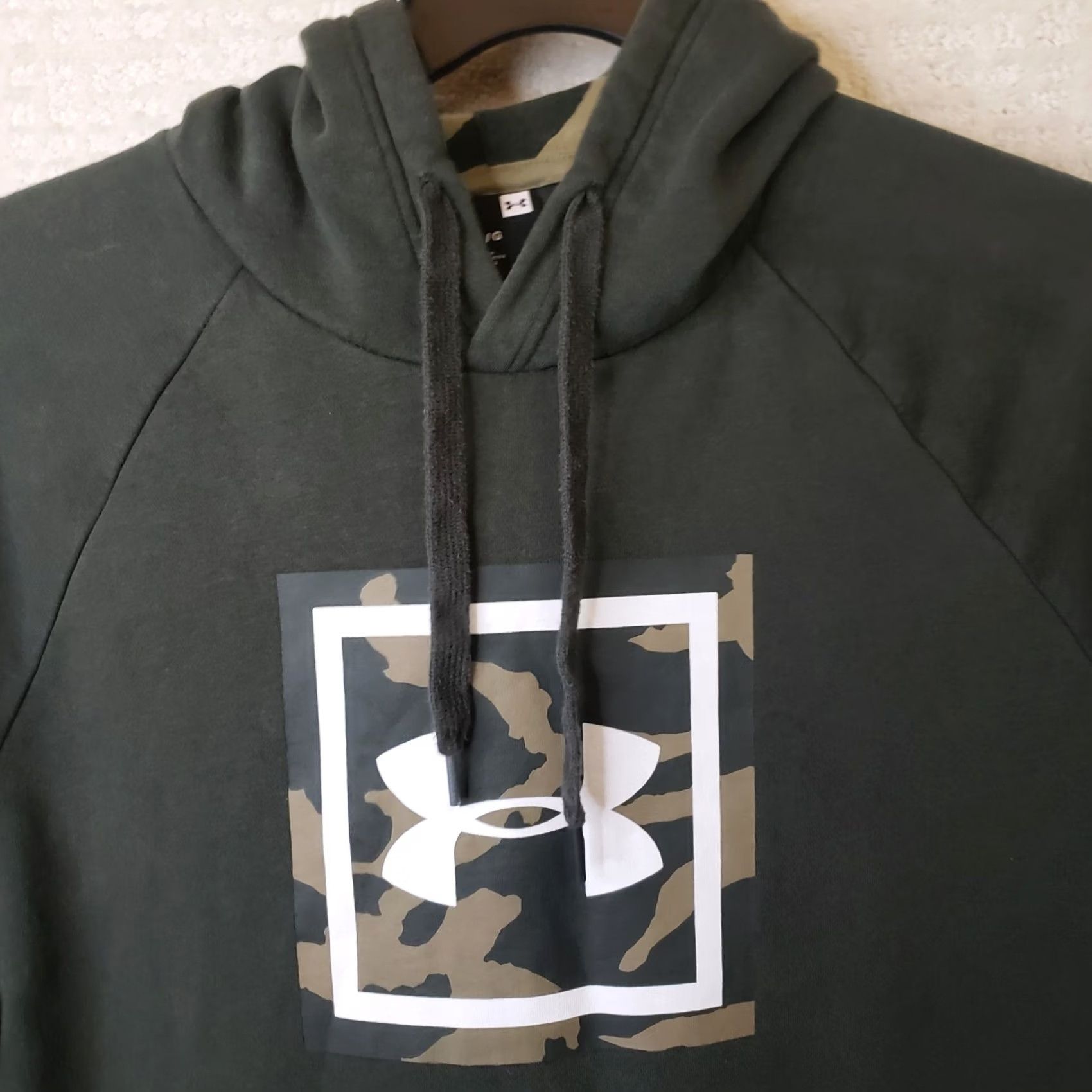 Under Armour Under Armour Hoodie Mens L Green Camouflage Logo Pullover Jersey Hunting Size US L / EU 52-54 / 3 - 4 Thumbnail