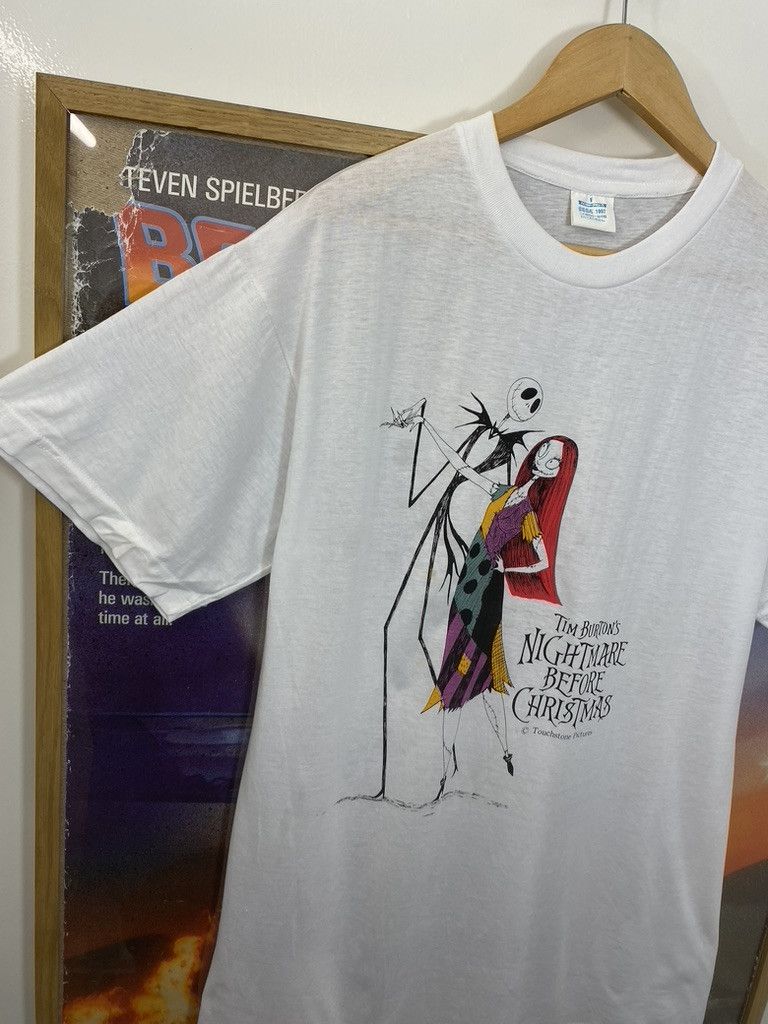 Vintage 1997 Vintage The Nightmare Before Christmas Movie Promo Tee Size US L / EU 52-54 / 3 - 4 Thumbnail