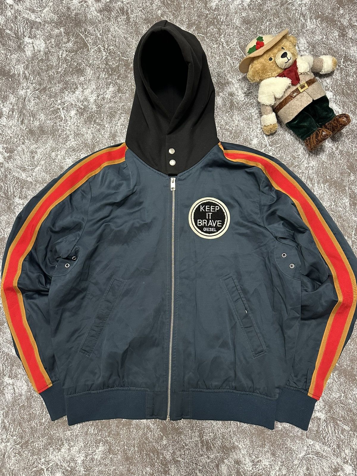 Diesel Diesel Eldert J-Eldert Jacket Mens Streetwear Big Logo Size US XL / EU 56 / 4 - 1 Thumbnail