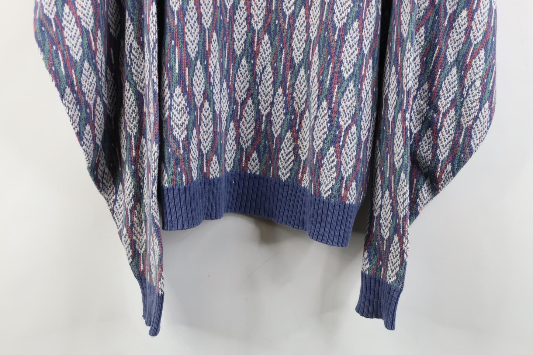 Vintage Vintage 90s Streetwear Boxy Fit Knit Crewneck Sweater USA Size XL / US 12-14 / IT 48-50 - 3 Thumbnail