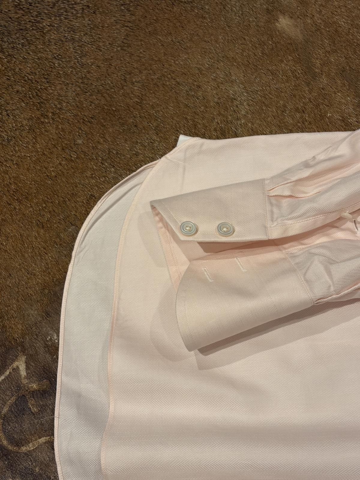Tom Ford Tom Ford Herringbone Dress Shirt Size US XL / EU 56 / 4 - 4 Thumbnail