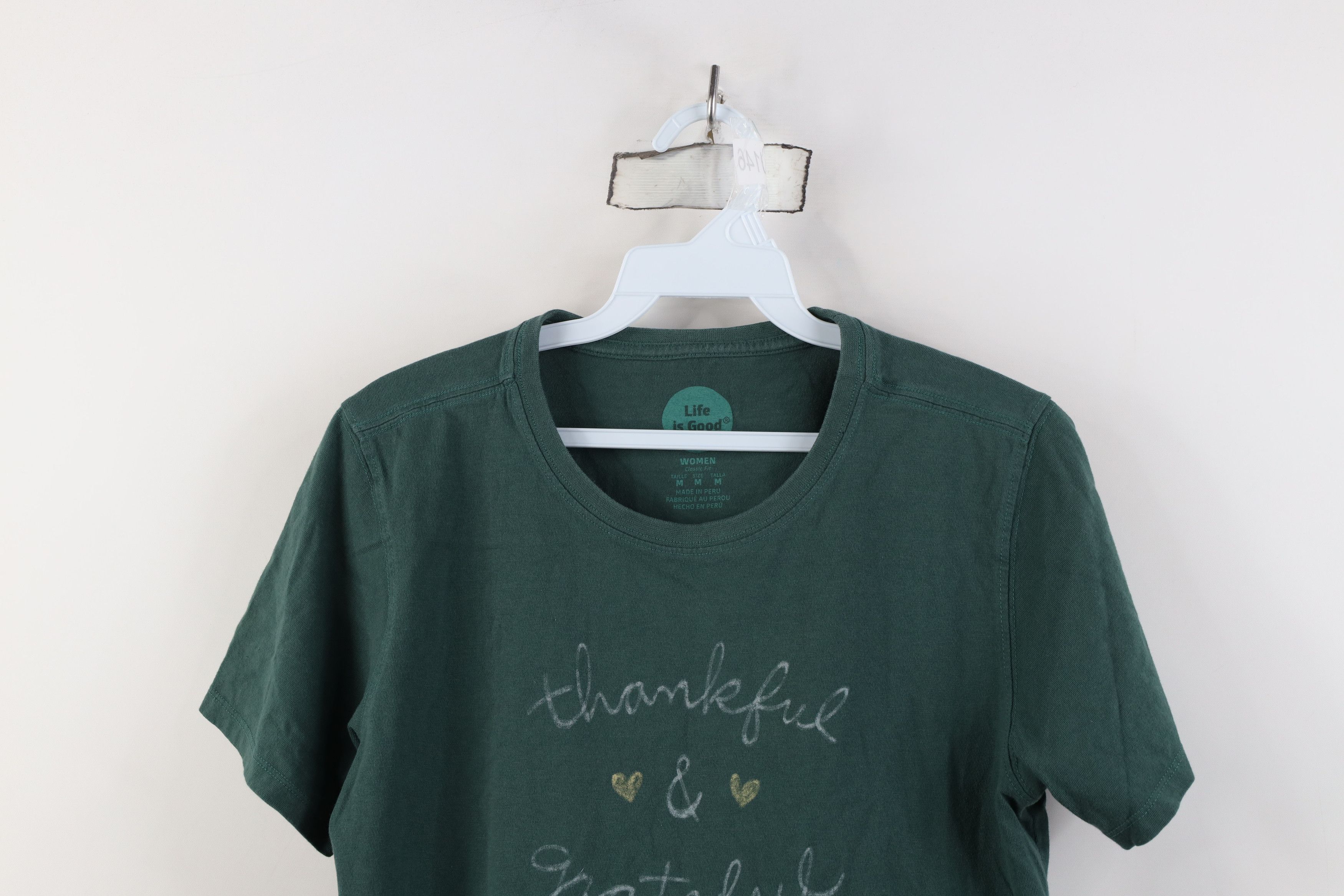 Life is Good Life Is Good Christmas Thankful & Grateful T-Shirt Size M / US 6-8 / IT 42-44 - 2 Thumbnail
