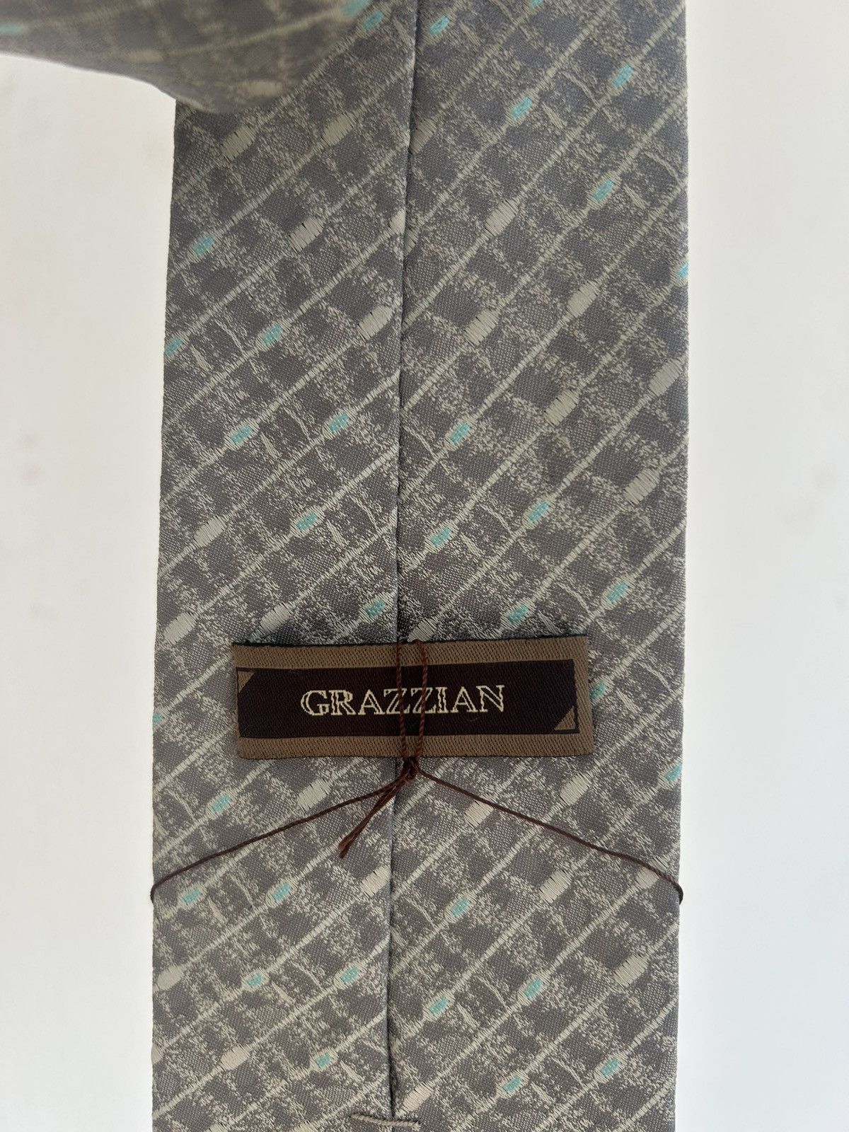 Other NOS Grazzian Italy Vintage Tie Gray Size ONE SIZE - 5 Thumbnail