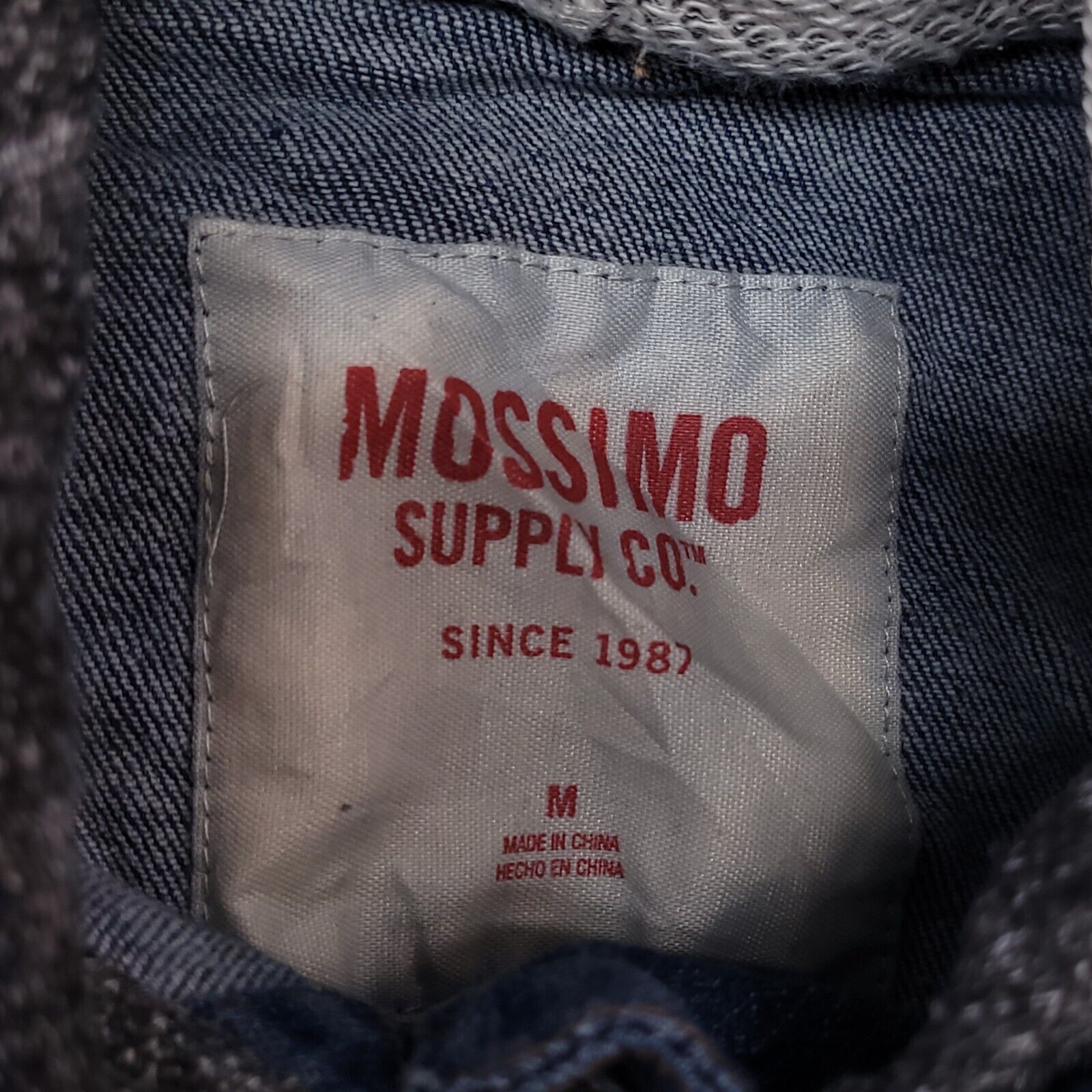 Mossimo Mossimo Supply Co Button Up Denim Hoodie Womens Size M Blue Size M / US 6-8 / IT 42-44 - 3 Thumbnail