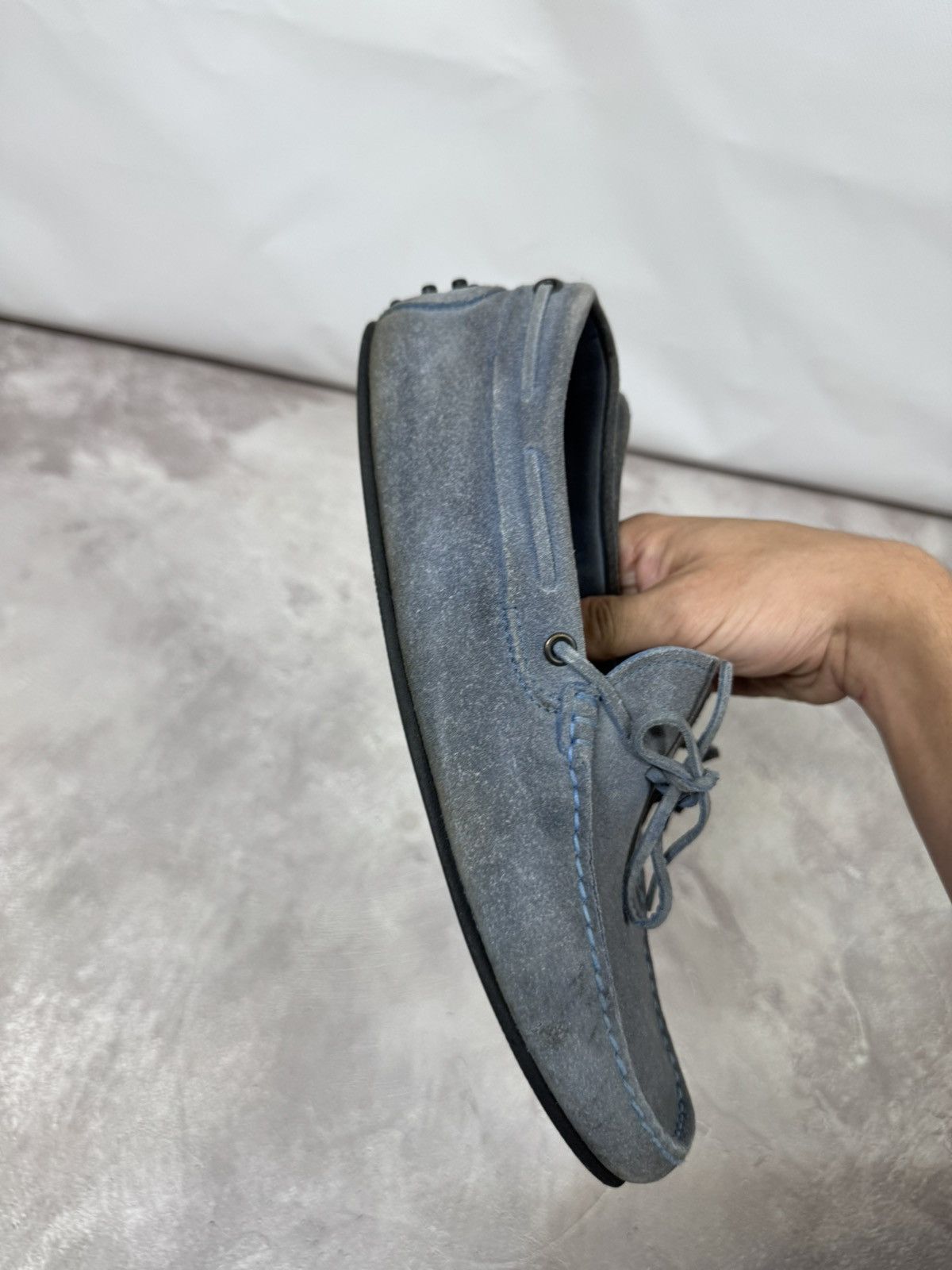 Tod's Tod's Distressed Suede Loafer Size US 7.5 / EU 40-41 - 9 Thumbnail
