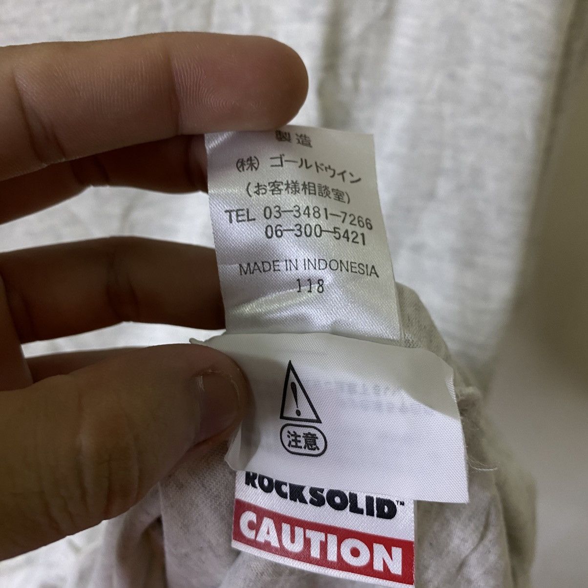 The North Face Vintage 1990s The North Face Rock Solid Tee Size US L / EU 52-54 / 3 - 6 Thumbnail