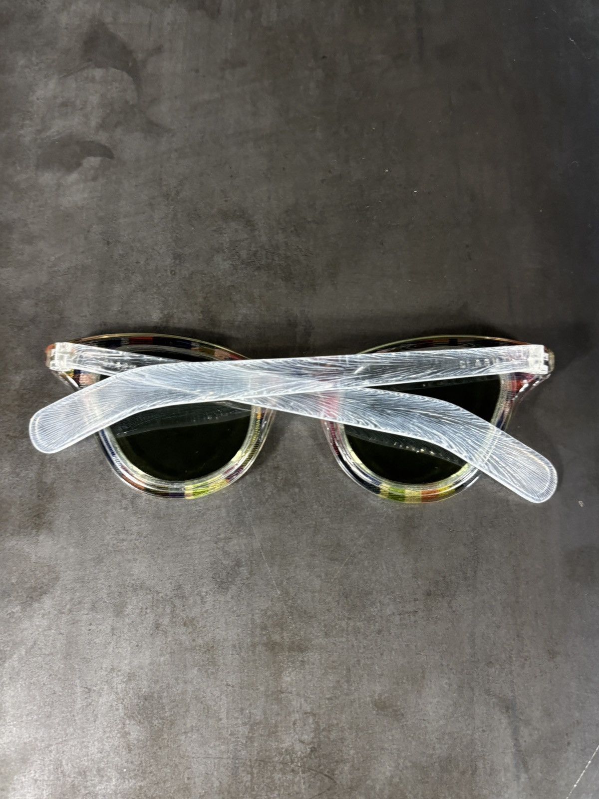 Vintage True Vintage Plaid Sunglasses 1940s 1950s Made in USA AO Size ONE SIZE - 6 Thumbnail