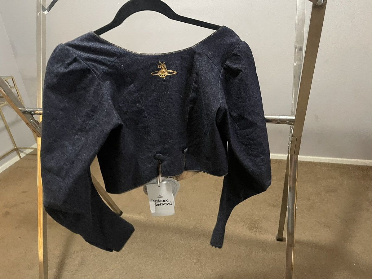Vivienne Westwood Navy Spencer Jacket (bustier/corset) Size M / US 6-8 / IT 42-44 - 22 Thumbnail