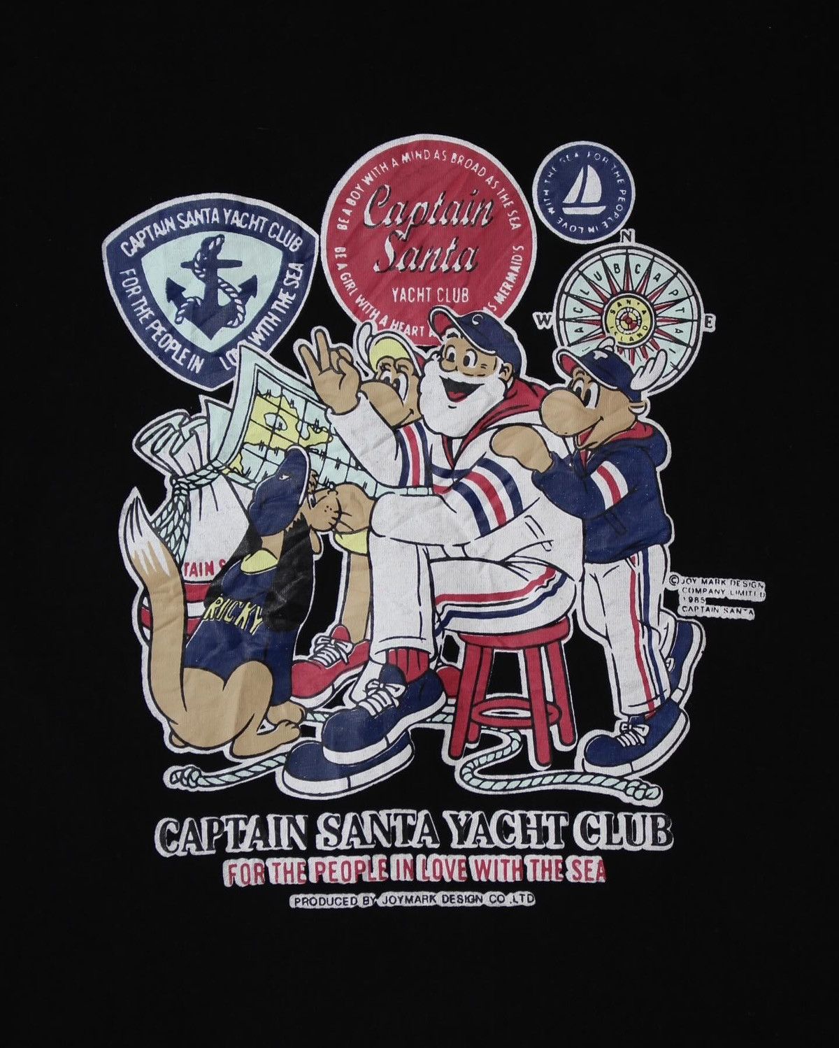 Japanese Brand × Vintage 1990S CAPTAIN SANTA YACHT CLUB SINGLE STITCH Size US L / EU 52-54 / 3 - 3 Thumbnail