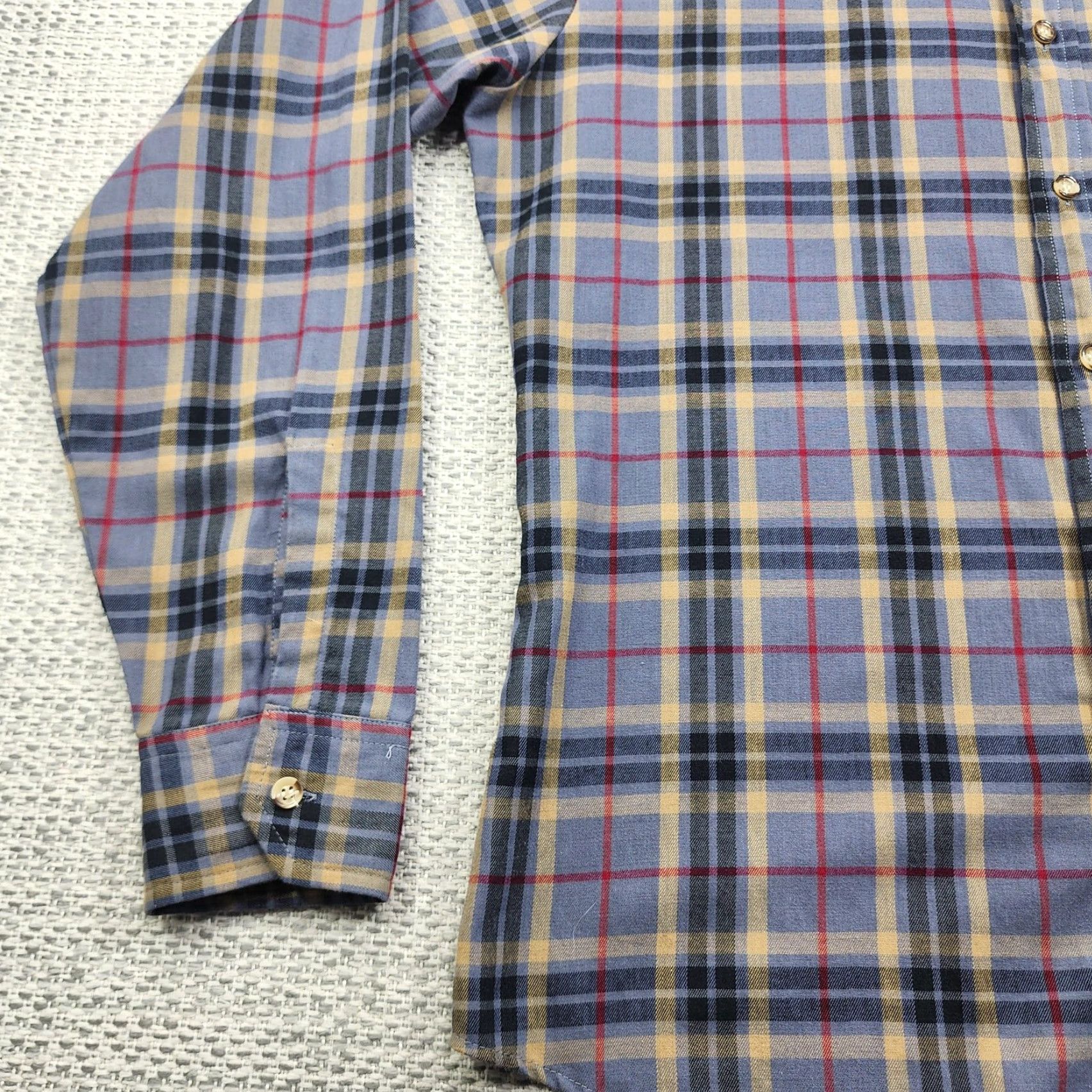 Vintage VINTAGE JC Penney Sportswear Doevella Shirt Mens Medium Blue Plaid Button Up 70s Size US M / EU 48-50 / 2 - 7 Thumbnail