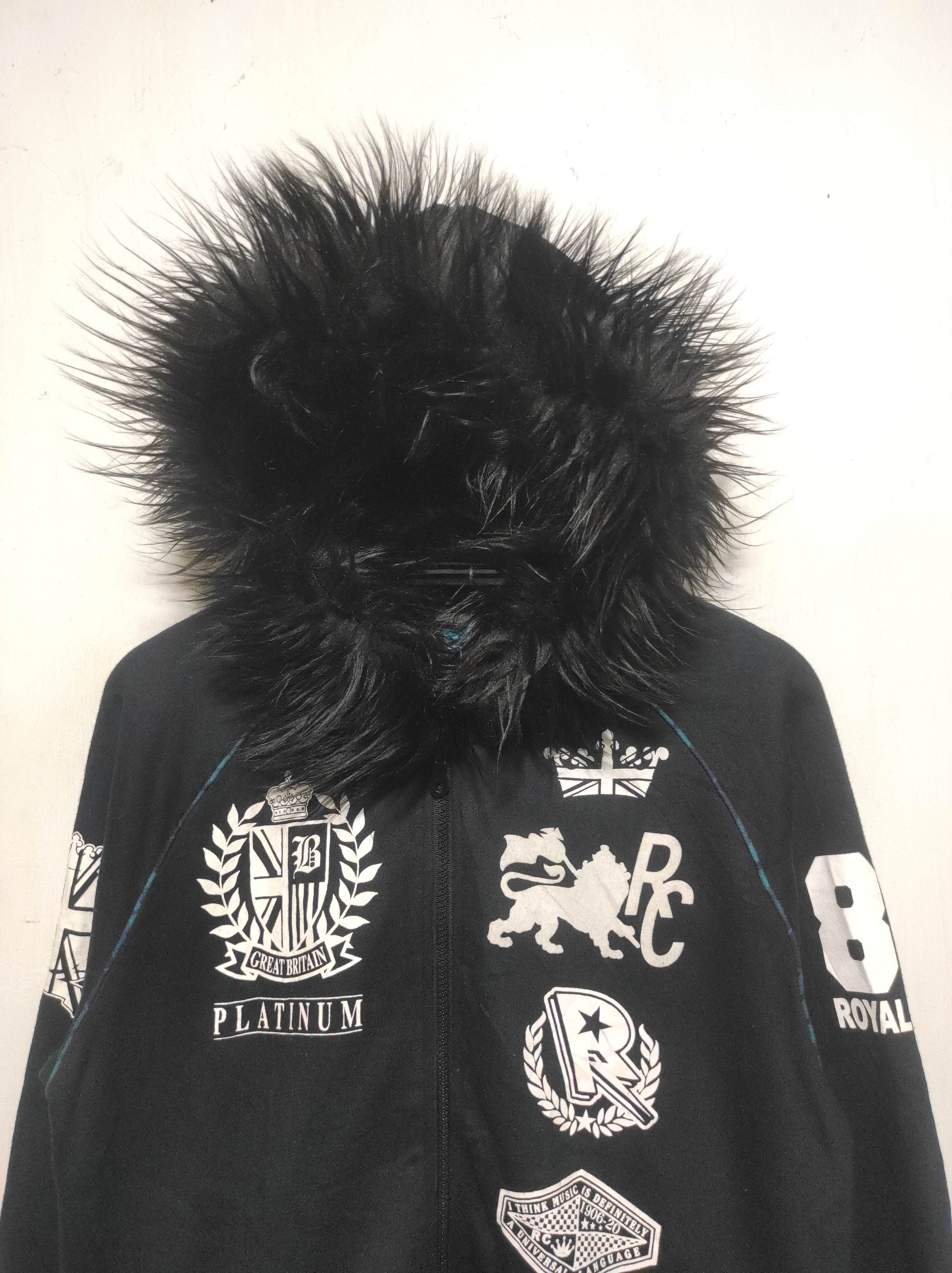 Hysteric Glamour Royal Craft Black Zip Fur Hoodie IfSixWasNine LGB style Size US L / EU 52-54 / 3 - 4 Thumbnail