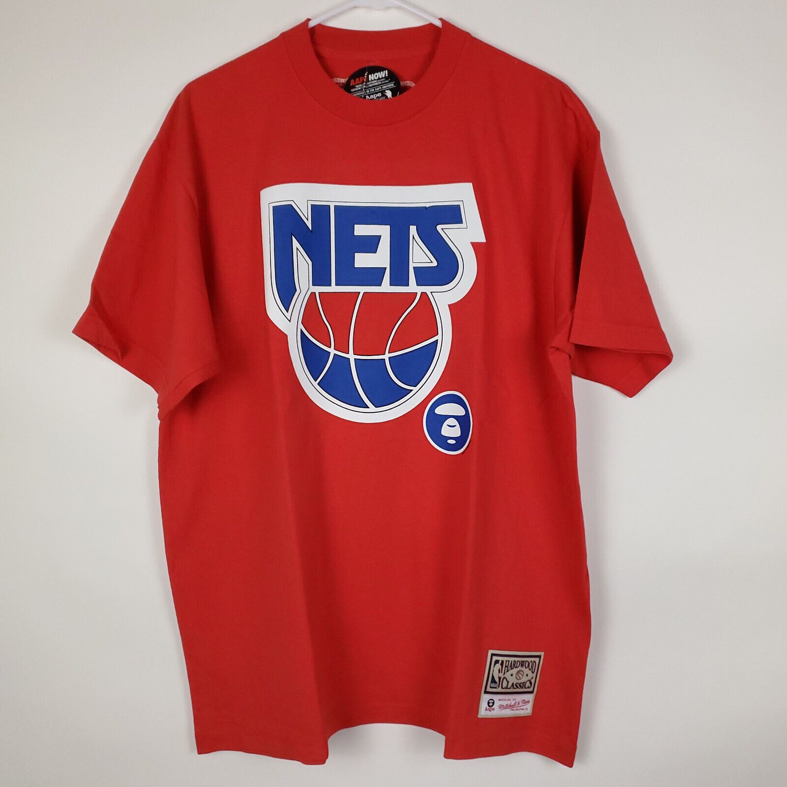 Aape Aape x Mitchell & Ness New Jersey Nets Tee Size US L / EU 52-54 / 3 - 2 Thumbnail