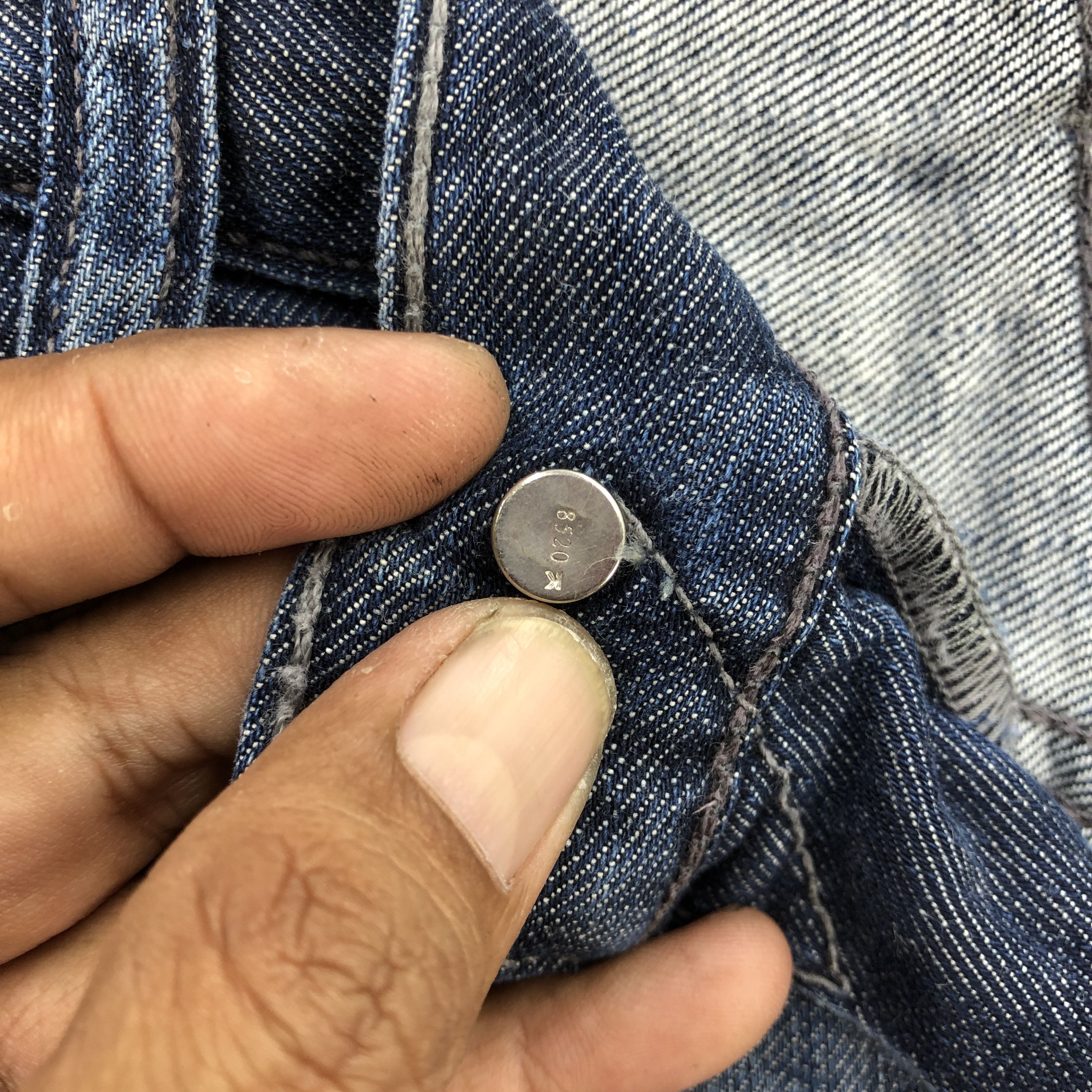 Levi's × Vintage Vintage Levis 511 Jeans Distressed Slim Skinny Tapered Denim Size US 32 / EU 48 - 7 Thumbnail