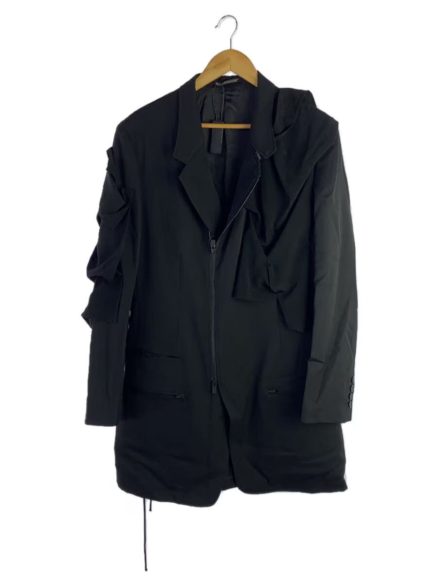 Yohji Yamamoto yohji yamamoto POUR HOMME Wool shoulders/Black/Jacket Size US M / EU 48-50 / 2 - 1 Thumbnail