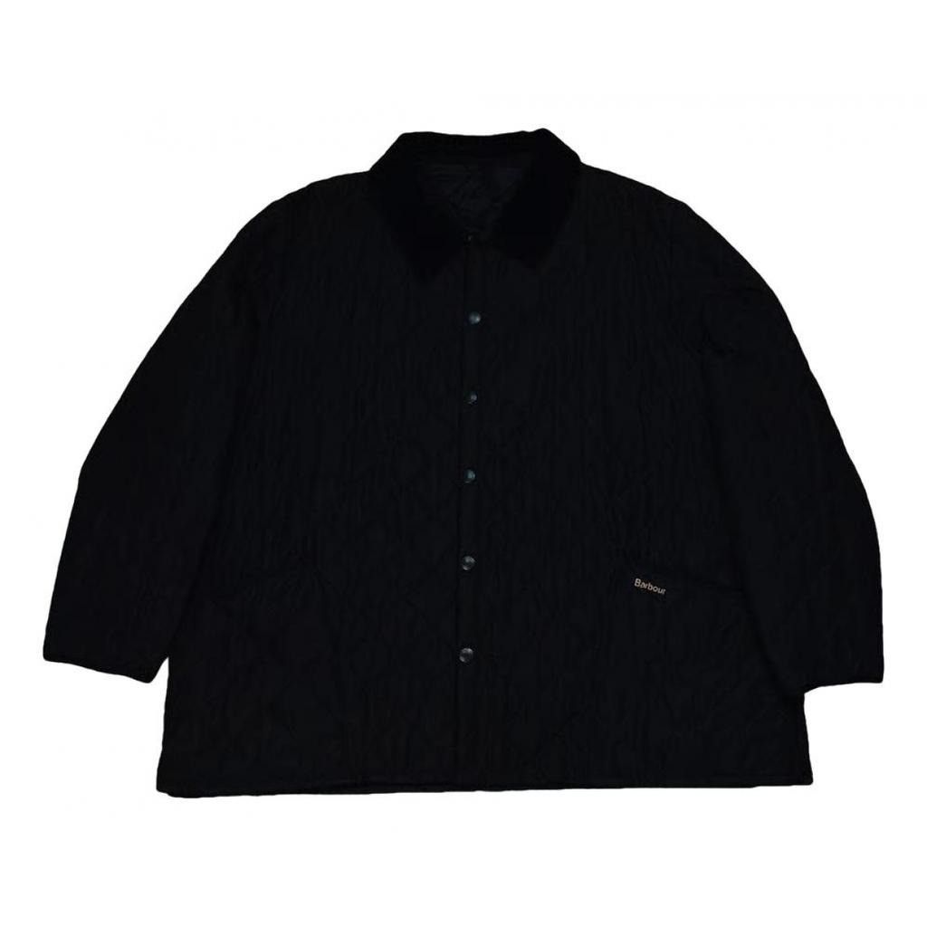 image of Barbour Jacket With Logo in Black, Men's (Size 2XL)