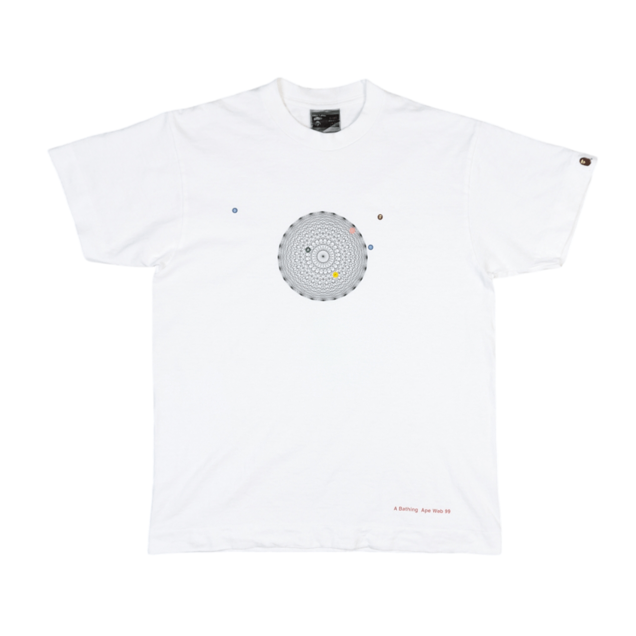 Bape × Vintage Vintage 90s Bape A Bathing Ape Web 1999 Single-Stitch TEE Size US M / EU 48-50 / 2 - 1 Thumbnail
