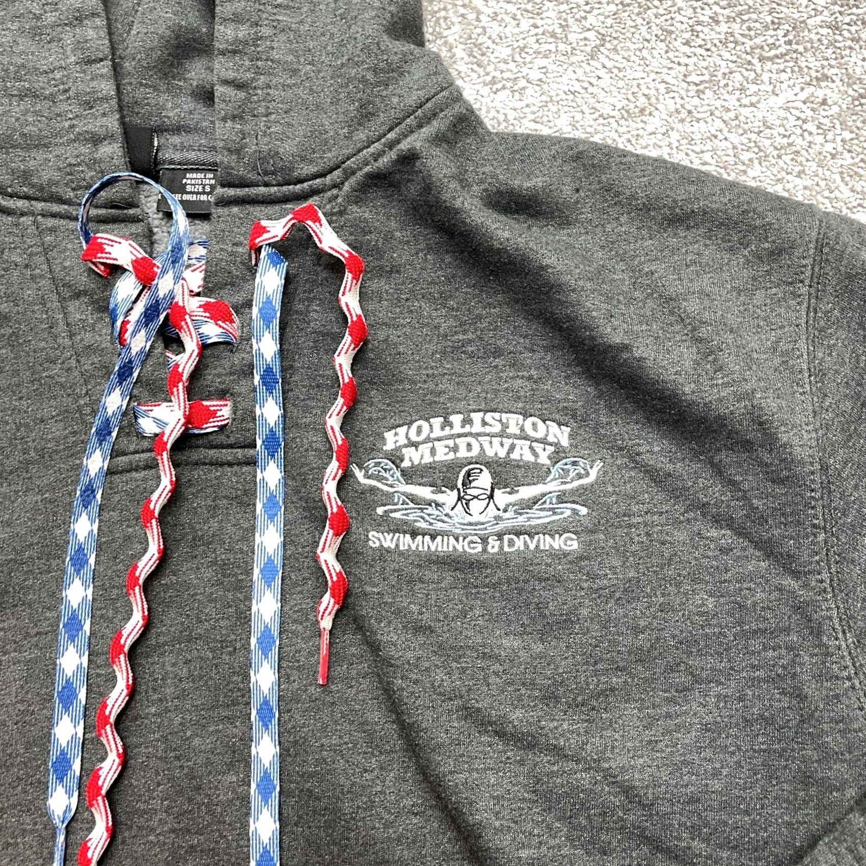 Logo 7 Pennant Hoodie Mens Small Gray Logo Pullover Sweatshirt North American Pennant Sportswear Size US S / EU 44-46 / 1 - 2 Thumbnail