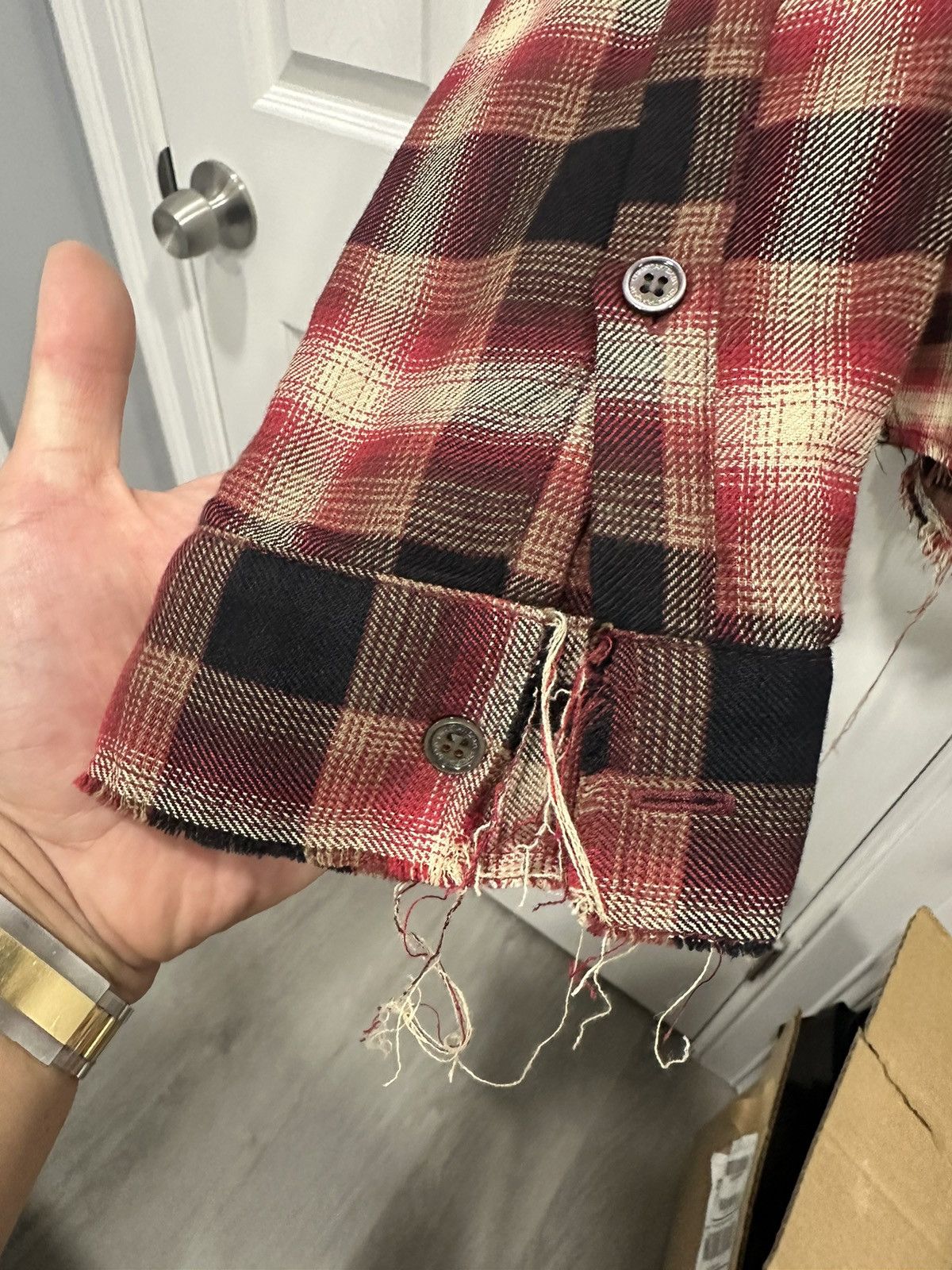 Christian Dada Christian dada distressed flannel Size US L / EU 52-54 / 3 - 3 Thumbnail