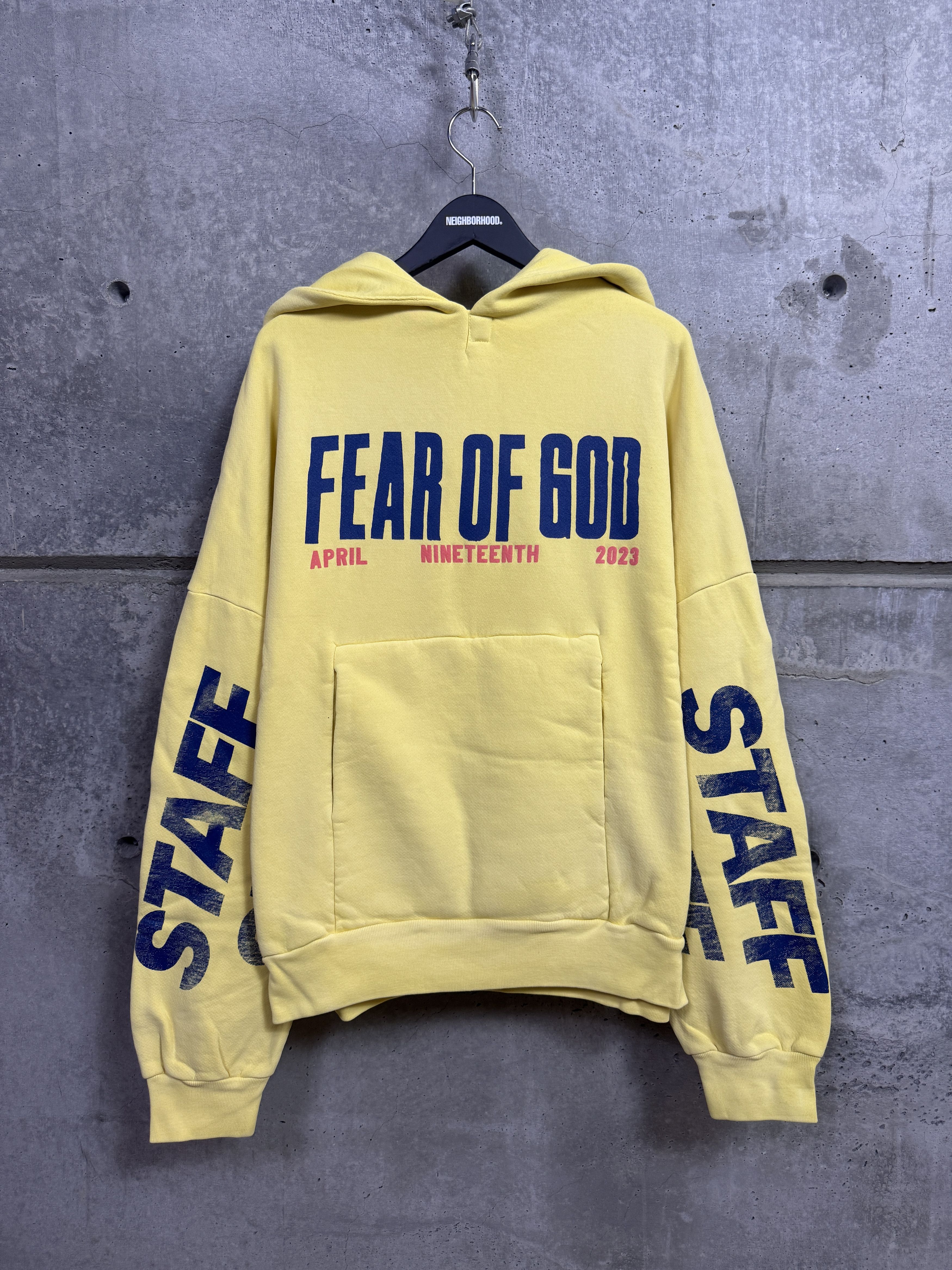 Fear of God × RRR-123 Fear of God x RRR-123 STAFF Hollywood Bowl Hoodie Size US M / EU 48-50 / 2 - 1 Thumbnail