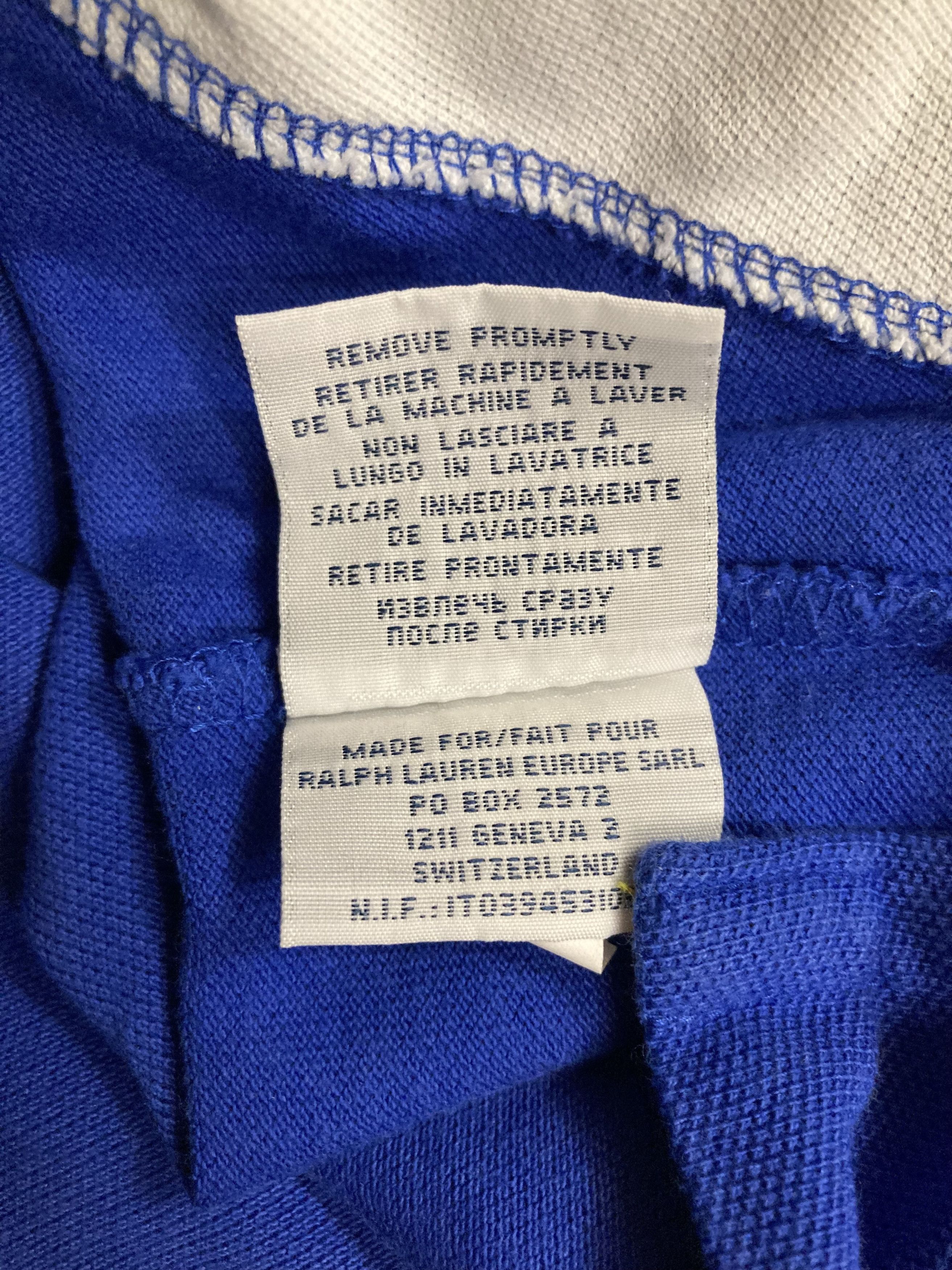Polo Ralph Lauren Polo by Ralph Lauren New York 67 Big Logo #3 Blue Polo Shirt Size US L / EU 52-54 / 3 - 9 Thumbnail