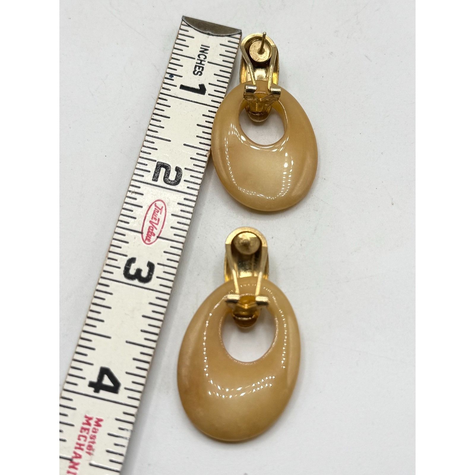 Vintage Vintage yellow stone dangle earrings Size ONE SIZE - 4 Thumbnail