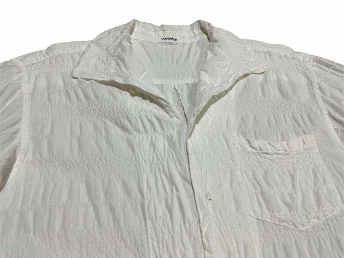 Issey Miyake 🔥Vintage Plantation Issey Miyake Wrinkled Shirt Size US M / EU 48-50 / 2 - 2 Thumbnail