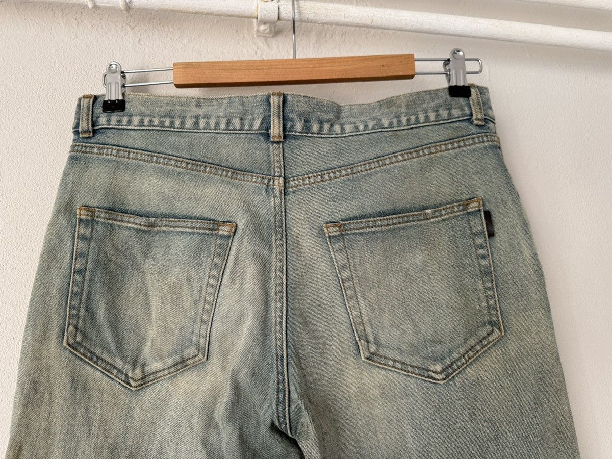 Saint Laurent Paris Distressed Skinny Jeans in Faded Indigo Size US 32 / EU 48 - 10 Thumbnail