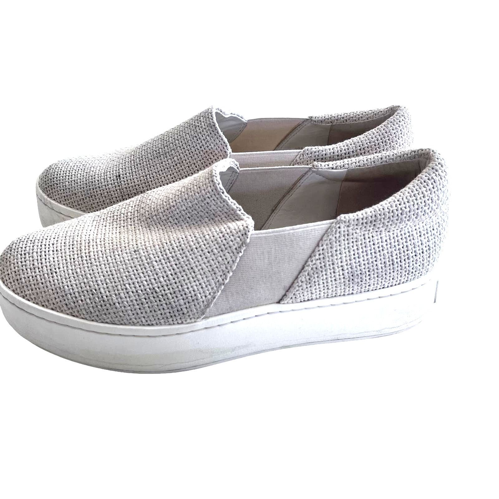 Vince Vince Warren Platform Slip-on Sneakers Beige Linen Size 6.5 Size US 6.5 / IT 36.5 - 4 Thumbnail