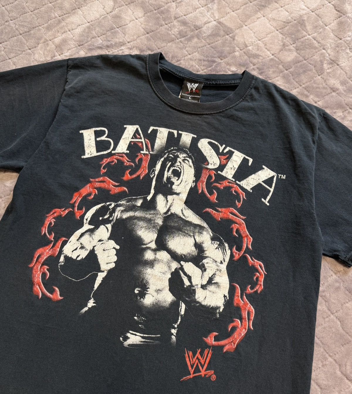 Vintage × WWE Vintage 2007 WWE Batista Graphic Tee Shirt Size US L / EU 52-54 / 3 - 4 Thumbnail