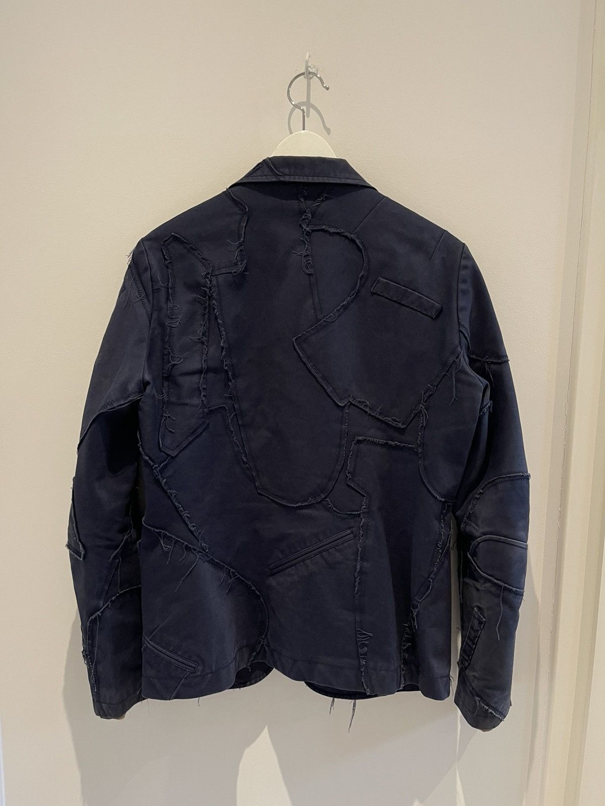 Kolor Kolor SS11 Navy Raw Edges Reconstructed Blazer Size US S / EU 44-46 / 1 - 18 Thumbnail