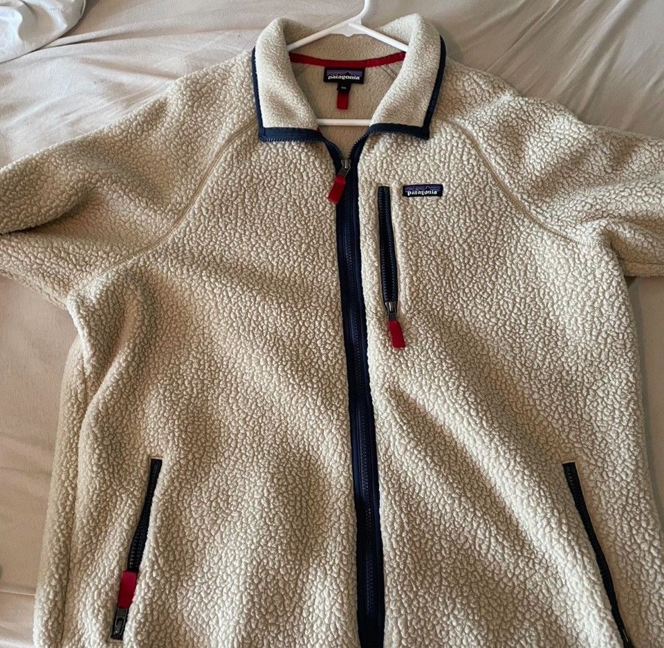 Patagonia Cream Patagonia Fleece Size US XXL / EU 58 / 5 - 1 Thumbnail