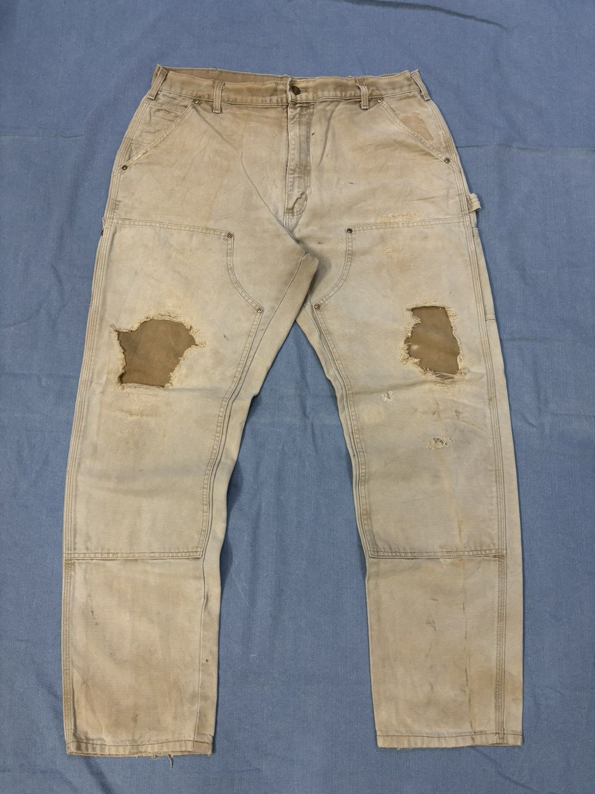 Carhartt BO1 BRN Double knee denim
