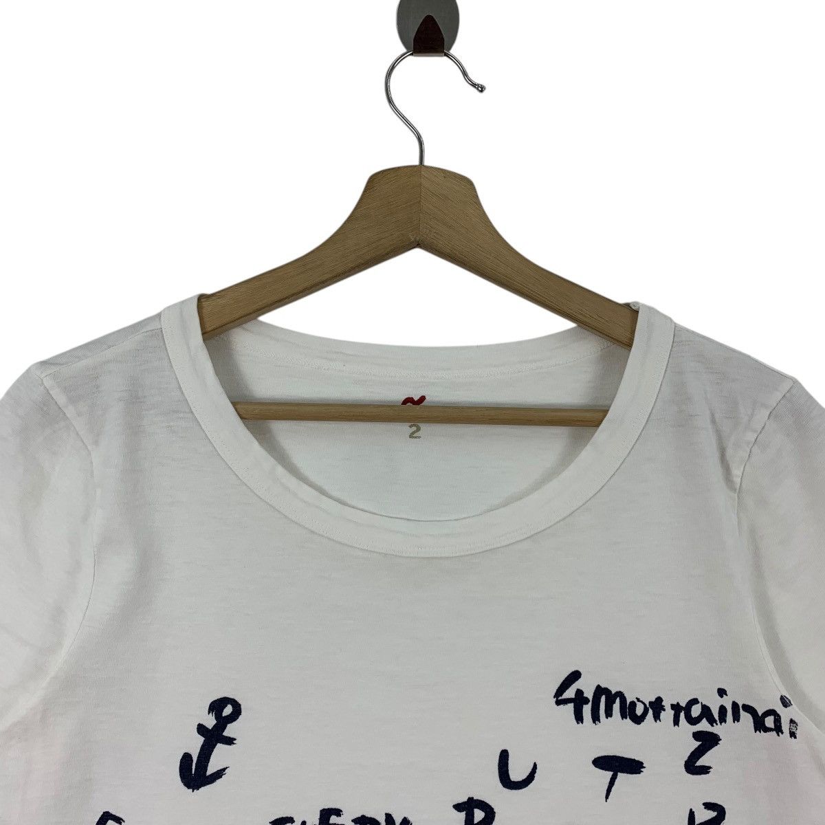 45rpm × Japanese Brand × Vintage Vintage 90s 45 RPM three quater sleeve women tee Size US S / EU 44-46 / 1 - 2 Thumbnail