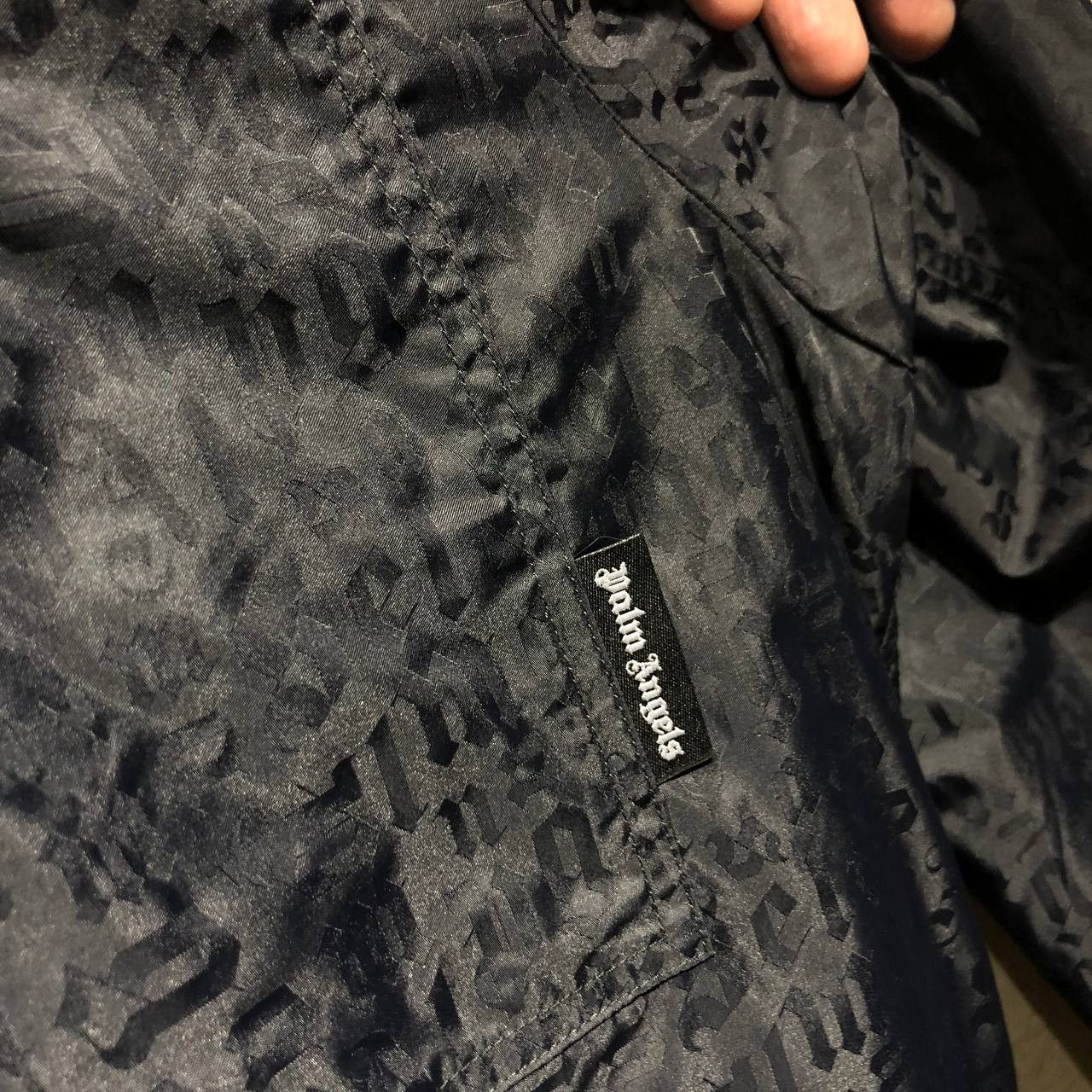 Palm Angels Palm Angels Monogram AOP zip up windbreaker jacket Size US XXL / EU 58 / 5 - 12 Thumbnail