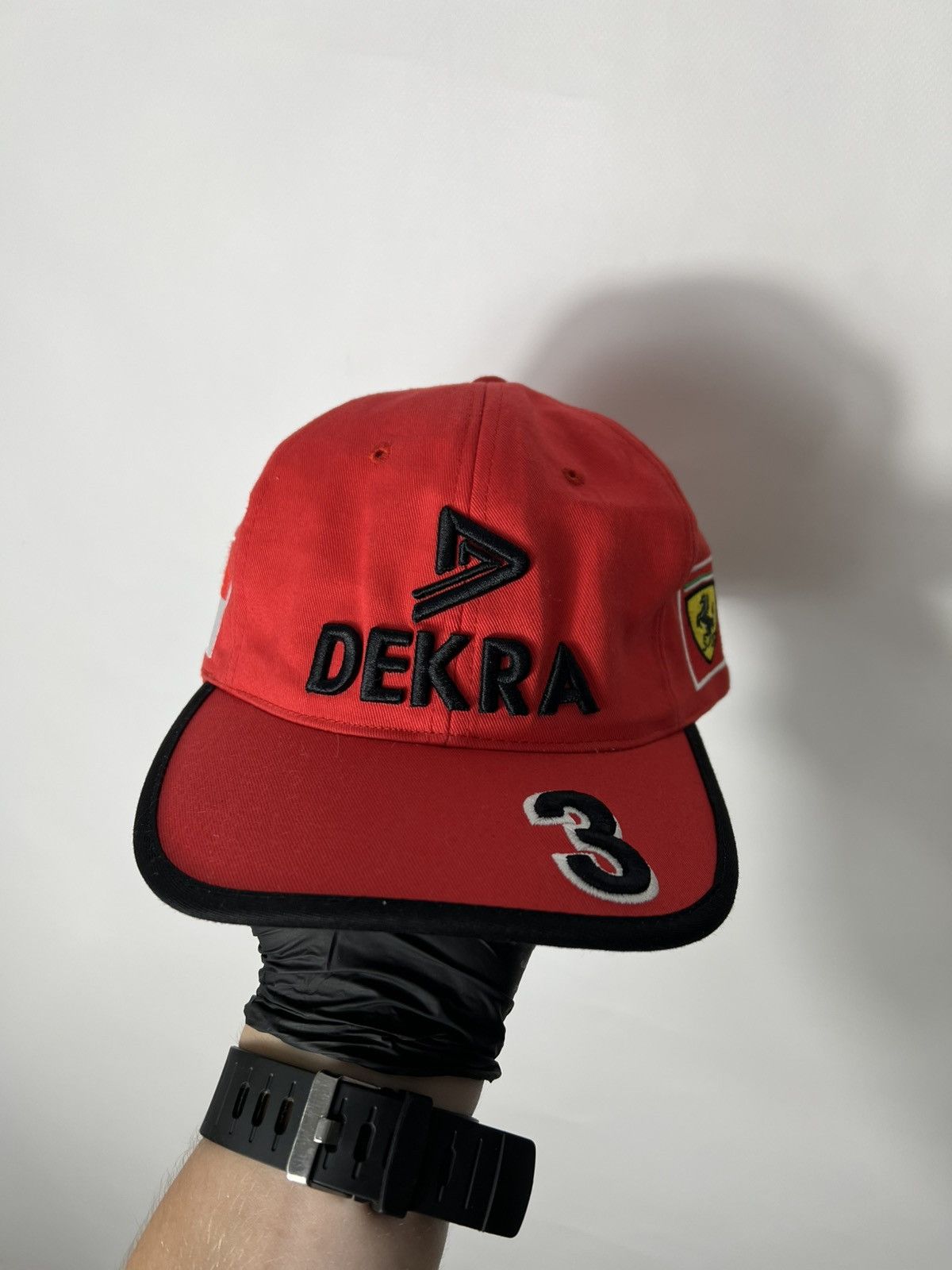Ferrari Vintage 90s DEKRA Michael Schumacher Ferrari F1 CAP Marlboro Size ONE SIZE - 1 Thumbnail