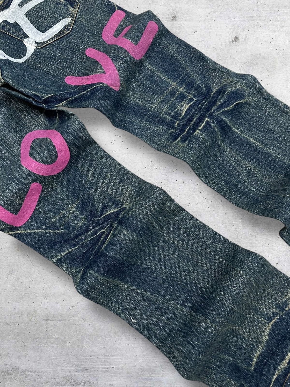 Hysteric Glamour POINT LOMA 1990S JAPAN DESIGNER PEACE&LOVE DAICOCK DENIM Size US 33 - 4 Thumbnail