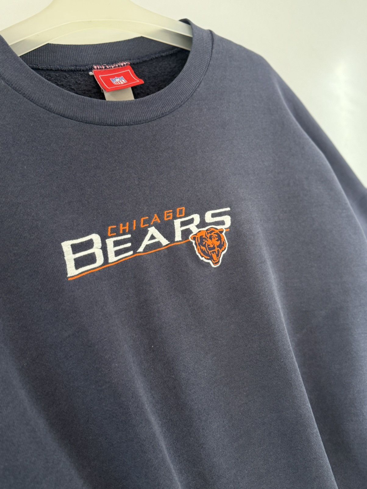 NFL 🔥 Vintage 90's Embroidery NFL Chicago Bears Teams Sweatshirt Size US XL / EU 56 / 4 - 4 Thumbnail