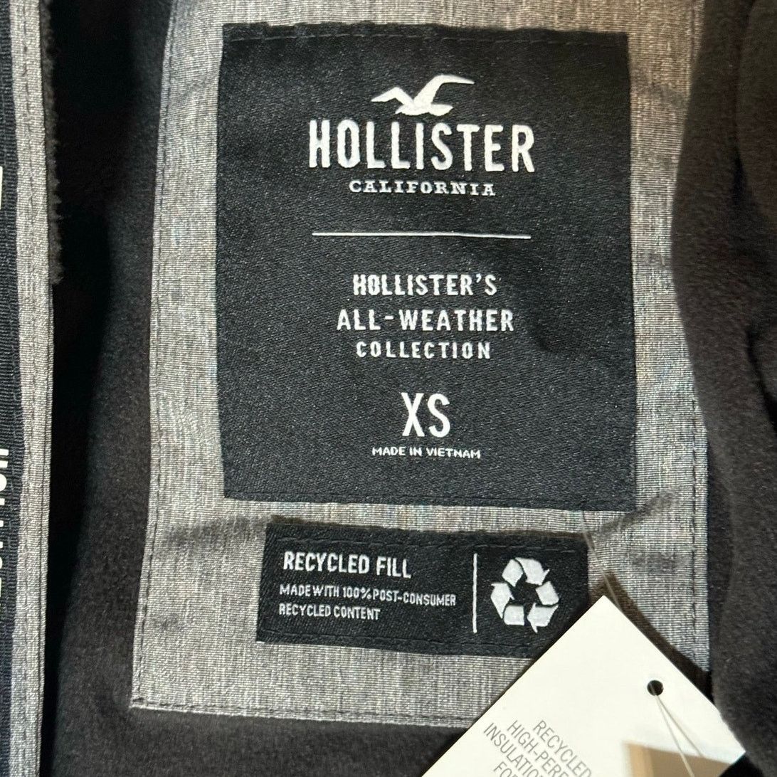 Hollister Hollister Fleece-Lined Jacket Windbreaker Grey Men's XS NWT Size US XS / EU 42 / 0 - 5 Thumbnail