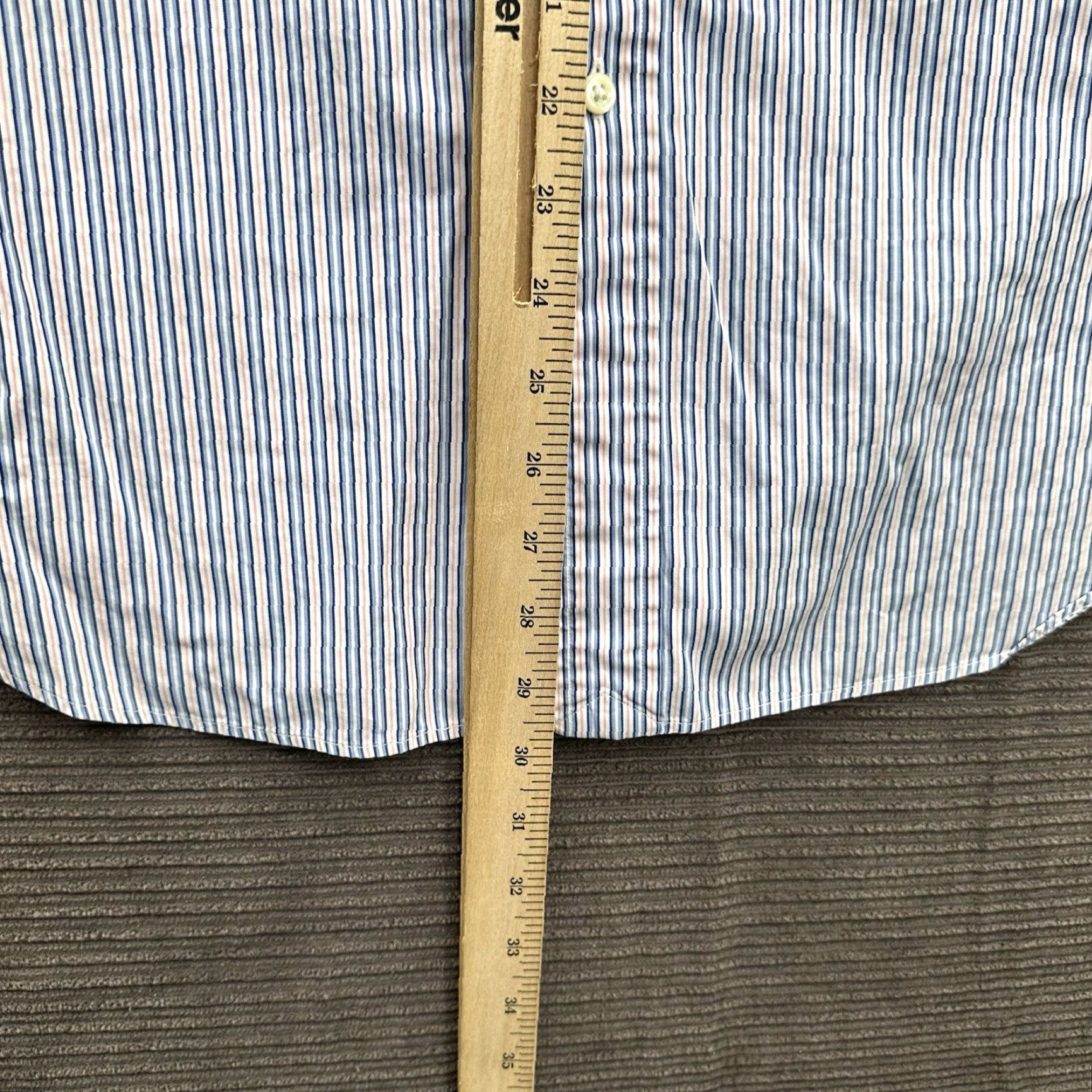Polo Ralph Lauren VINTAGE Polo Ralph Lauren Shirt Men 17 32/33 Striped Cotton Long Sleeve Button Up Shirt Size US XL / EU 56 / 4 - 5 Thumbnail