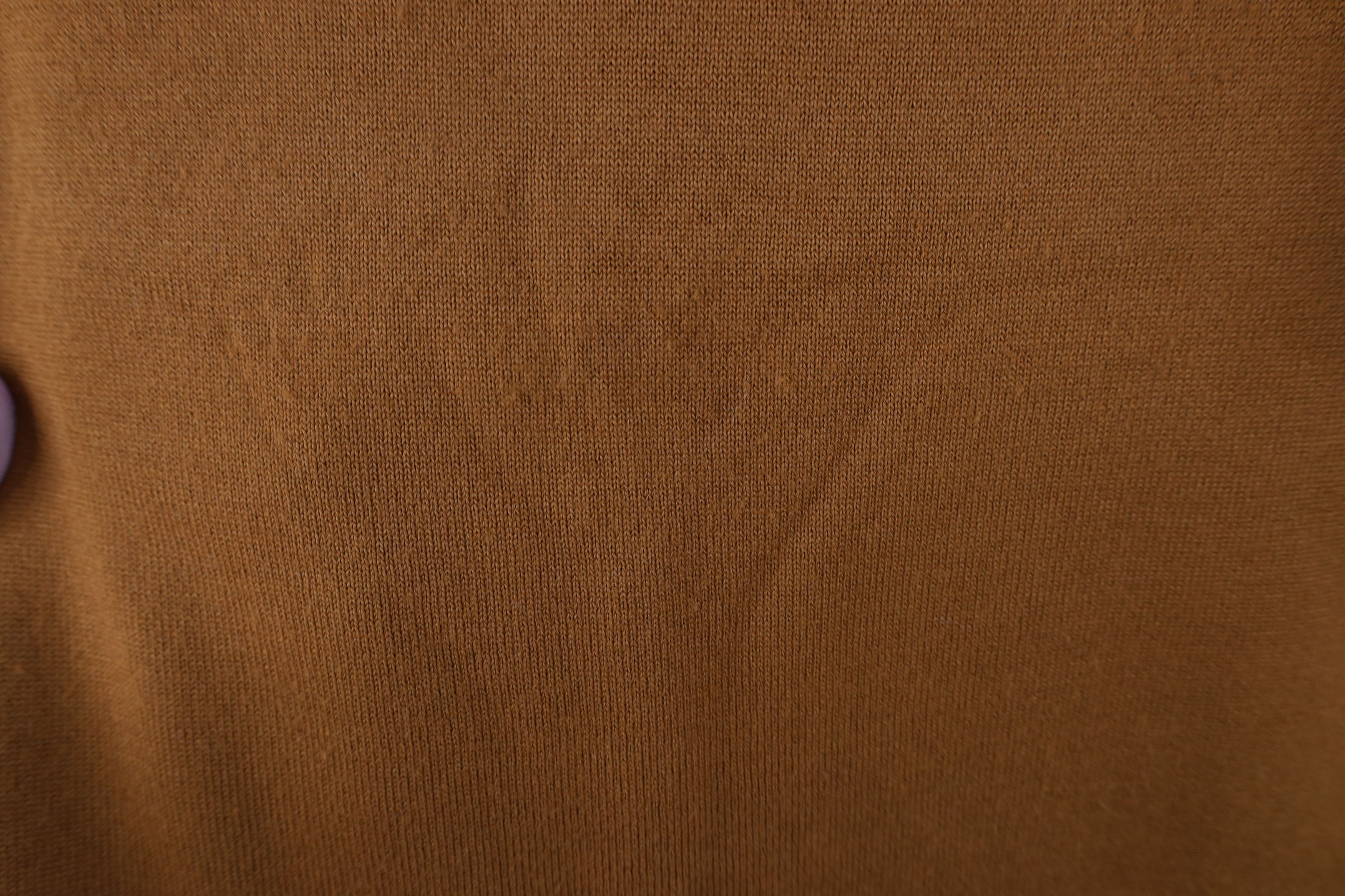 Vintage 50s Streetwear Short Sleeve Sweater Burnt Orange USA