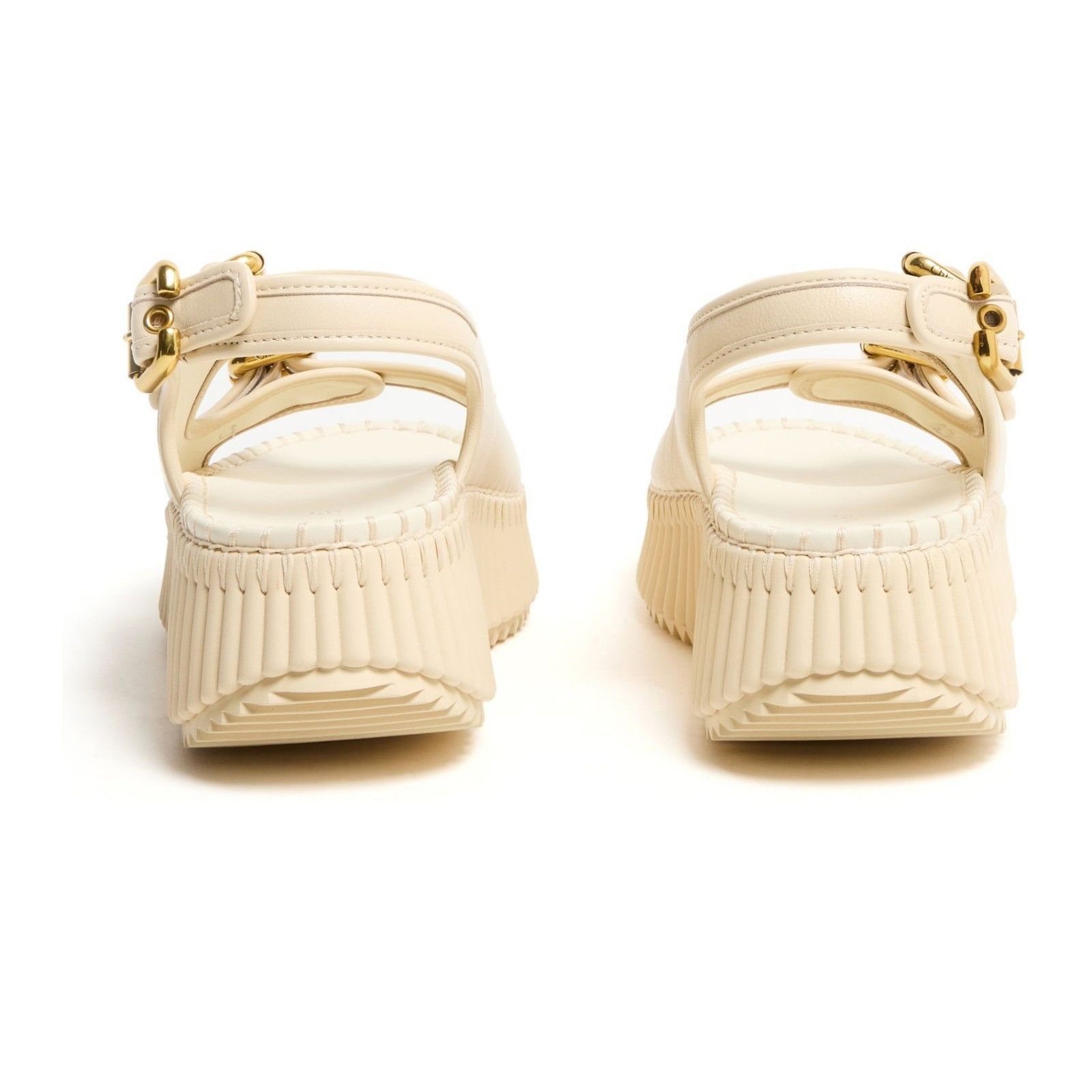Chloe Chloe Nama Eggshell Sandals New & Authentic (Women's size:9; Size US 9 / IT 39 - 3 Thumbnail