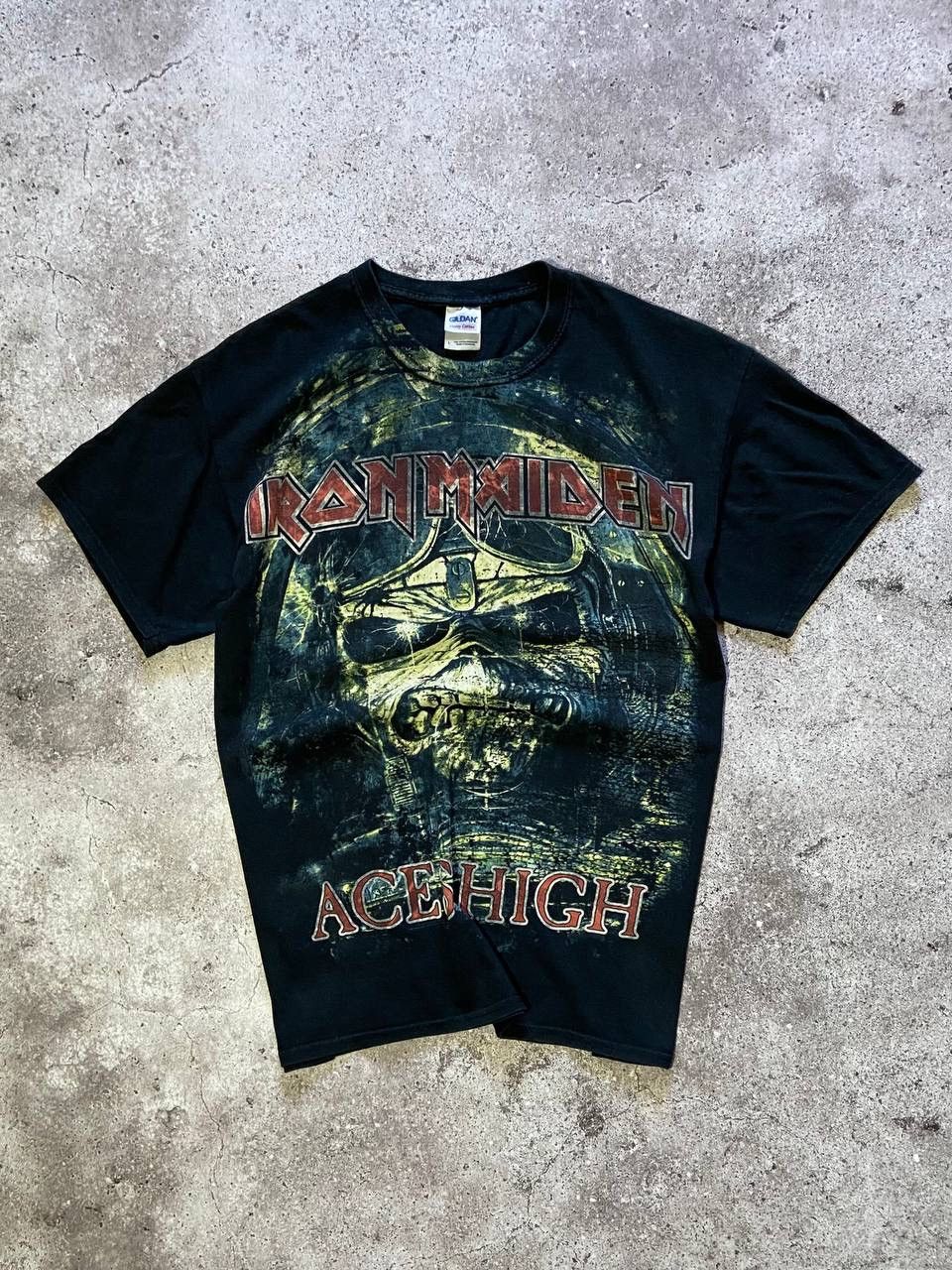 Band Tees × Iron Maiden × Vintage Iron Maiden Vintage Band T-Shirt Graphic Print Rare Tee Size US L / EU 52-54 / 3 - 2 Thumbnail