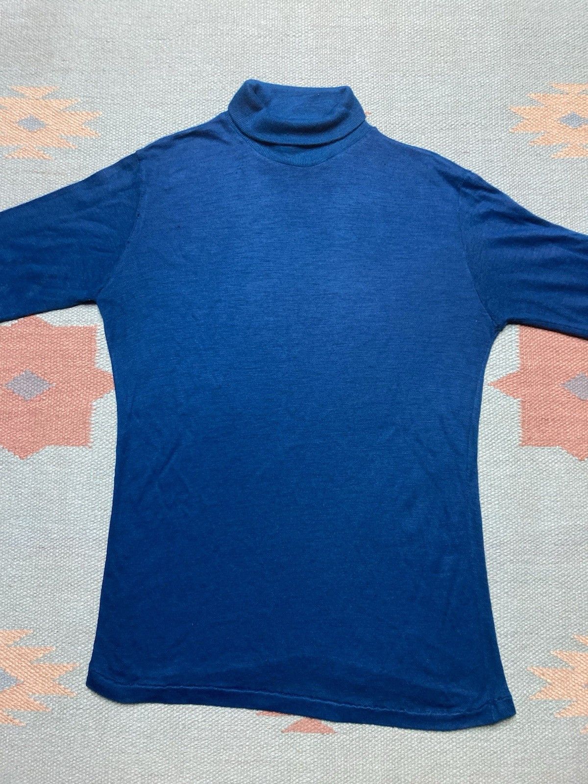Vintage 60s long sleeve t shirt roll neck soft boys 18 men’s small Size US S / EU 44-46 / 1 - 3 Thumbnail