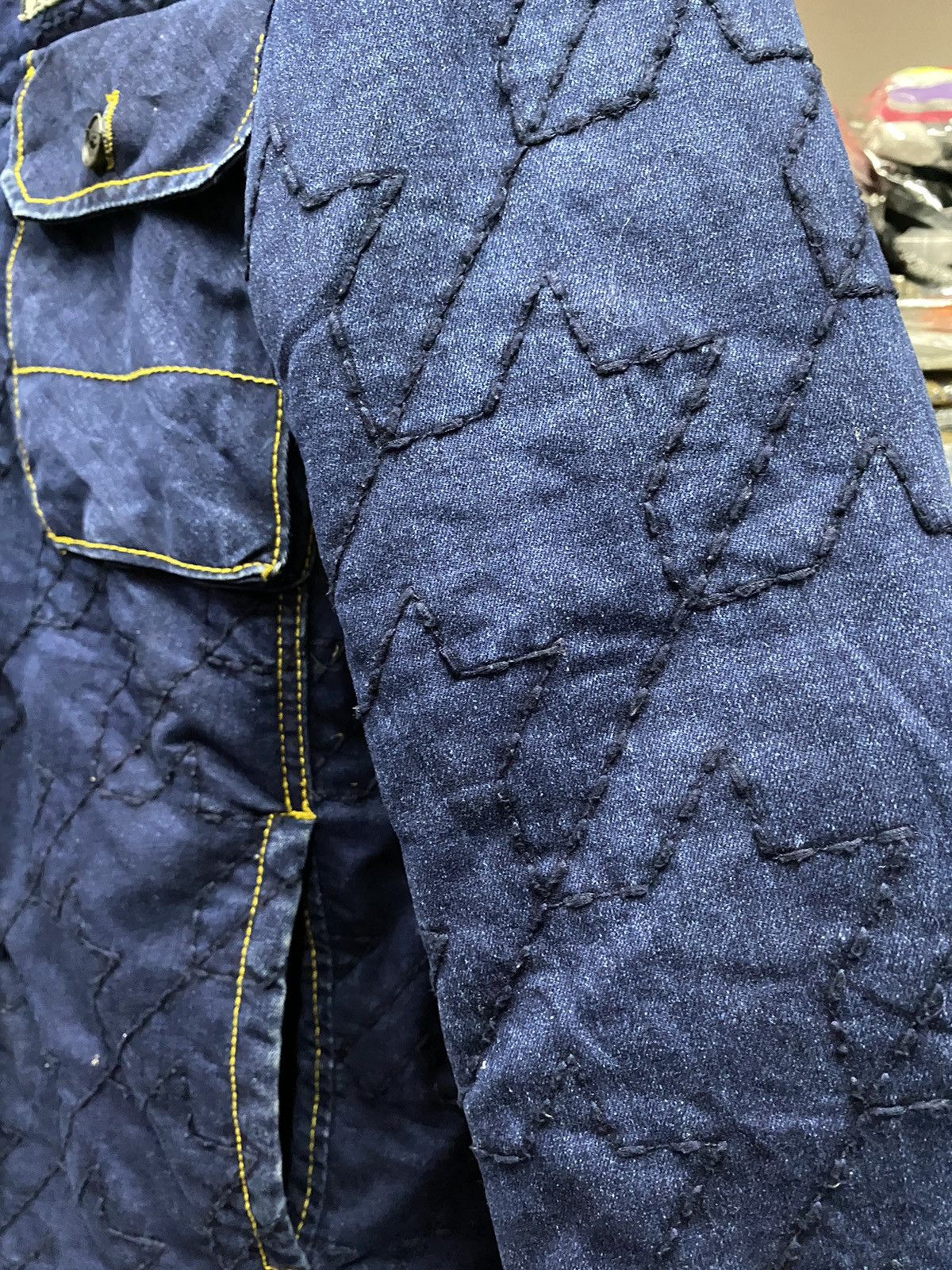 Japanese Brand LESHOP DENIM WITH PATCHES Size S / US 4 / IT 40 - 7 Thumbnail