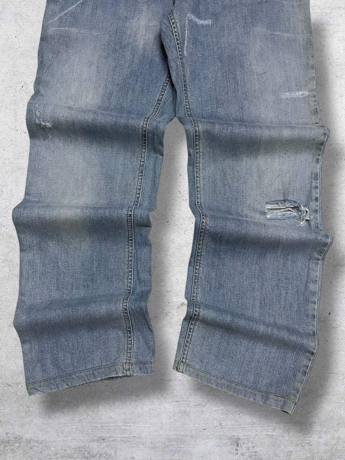 Dolce & Gabbana DOLCE & GABBANA 90S DESIGNER DISTRESSED BLUEWASHED DENIM Size US 36 / EU 52 - 3 Thumbnail