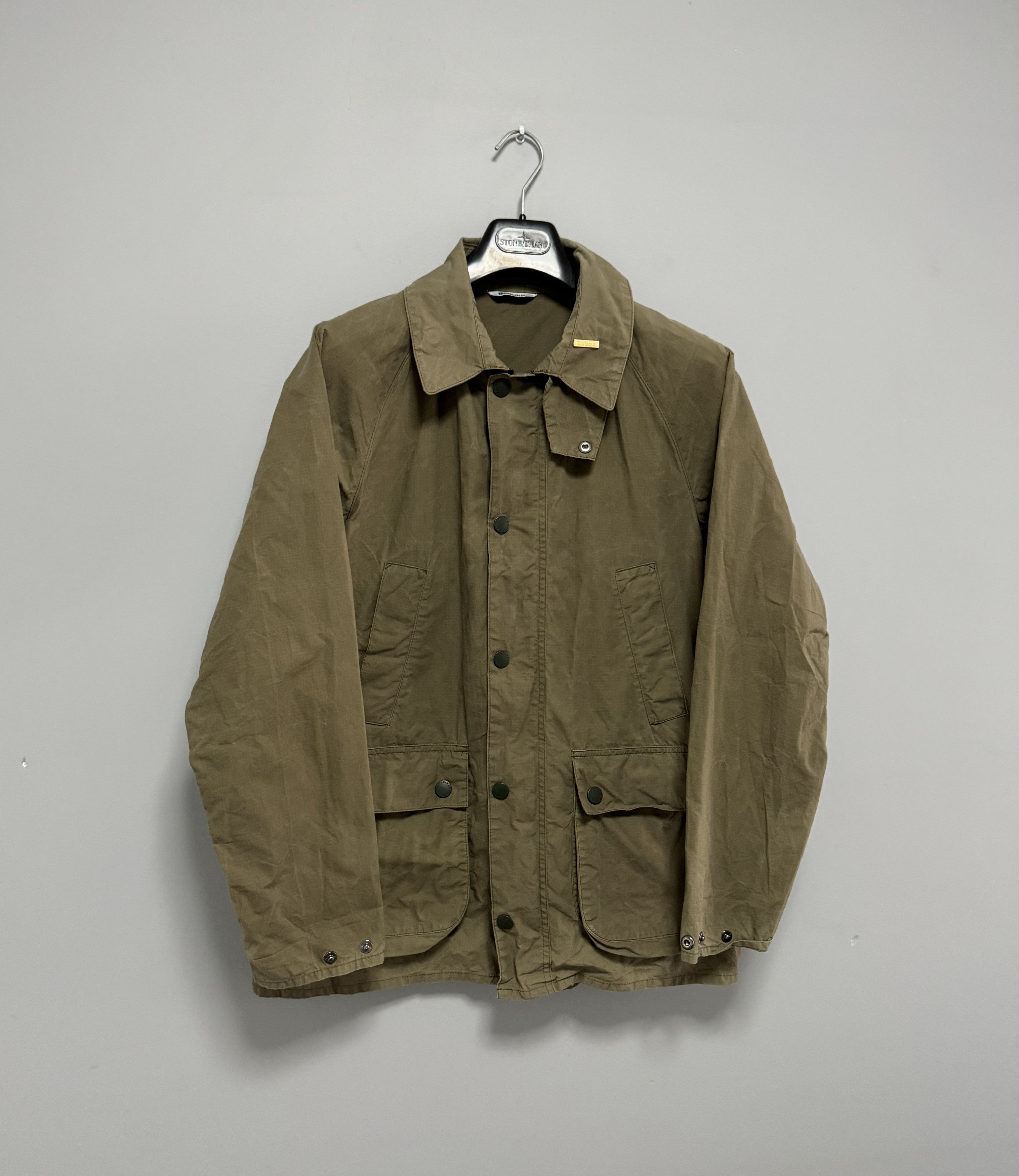 Barbour Barbour SL Unlined Bedale Casual Jacket Olive Size 38 M Size US M / EU 48-50 / 2 - 2 Thumbnail
