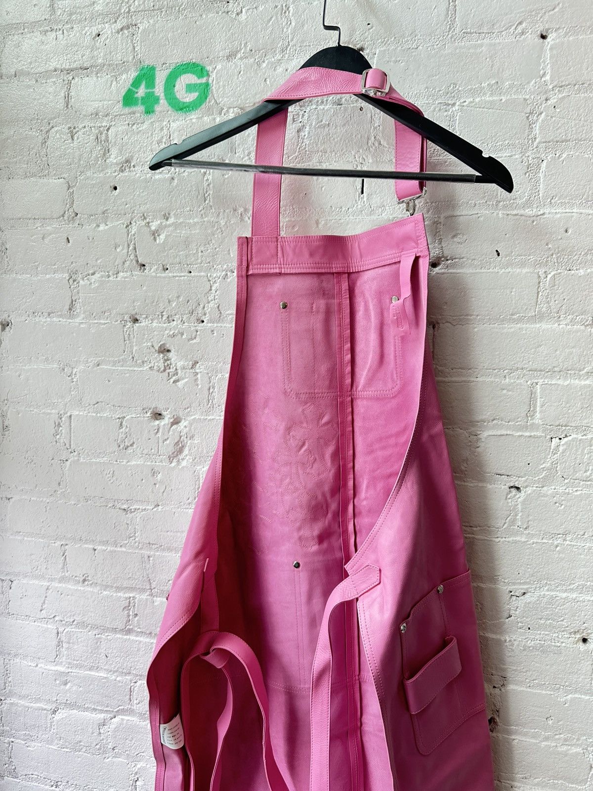 Chrome Hearts CHROME HEARTS LEATHER CROSS PATCHED 2C APRON Size US XL / EU 56 / 4 - 7 Thumbnail