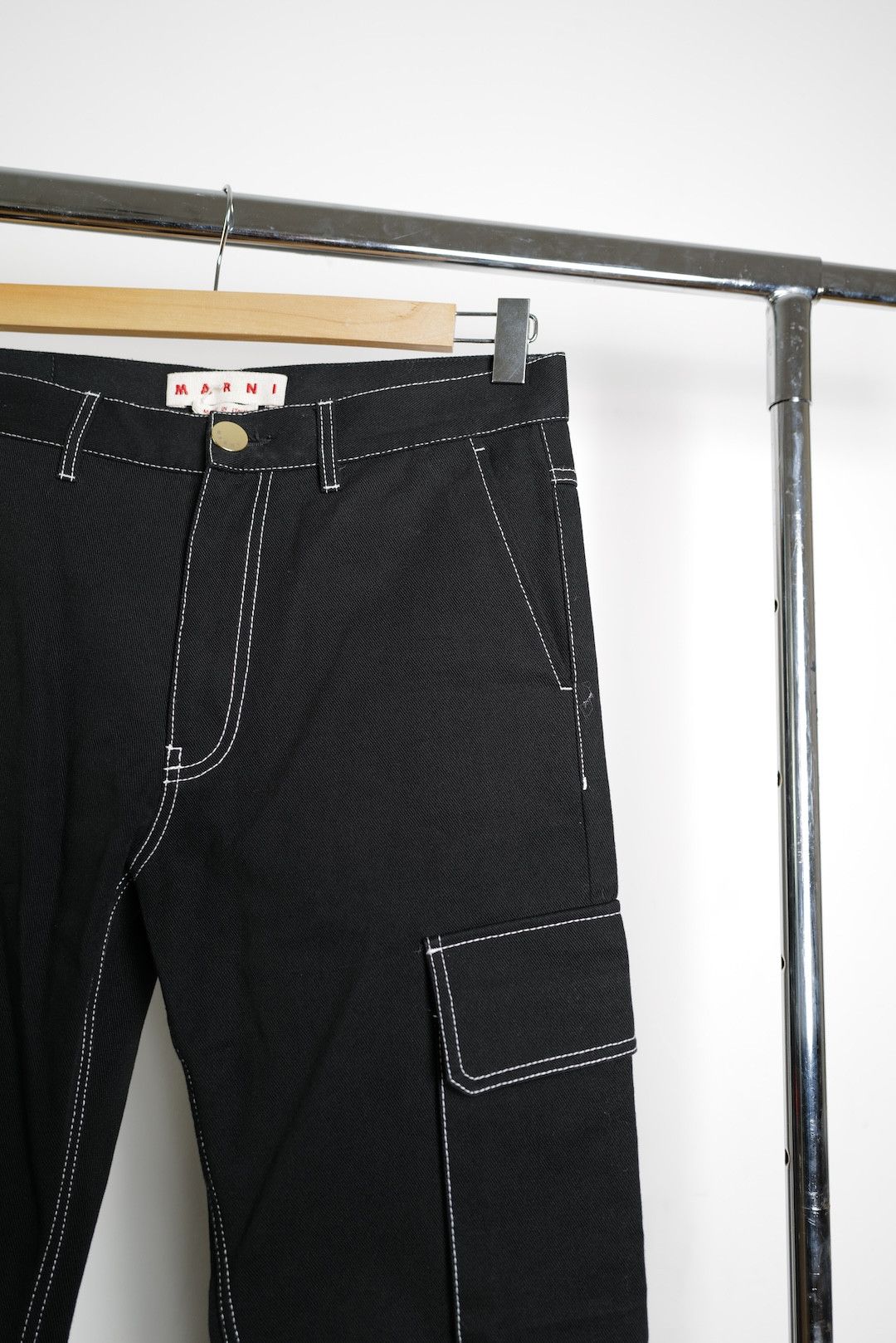 Marni Marni Wide Leg Contrast Jeans Size US 32 / EU 48 - 5 Thumbnail