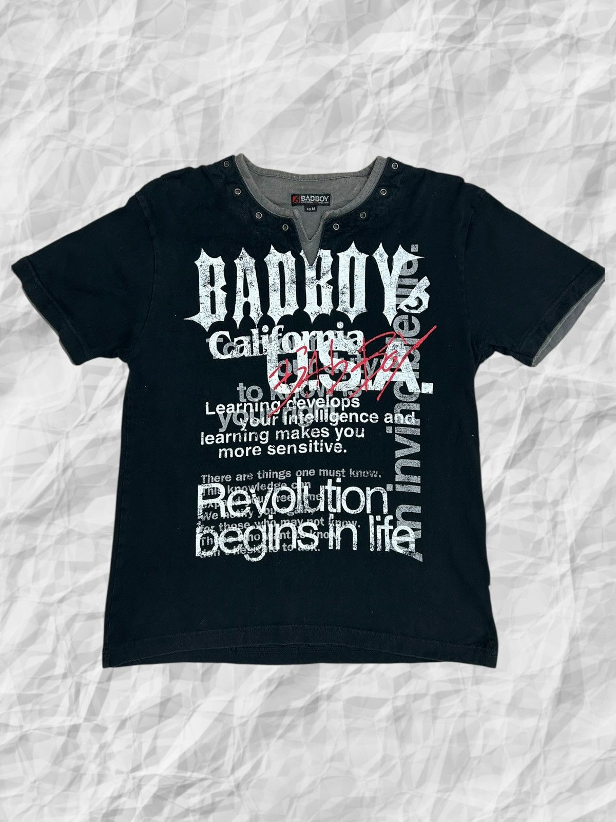 20471120 × Hysteric Glamour × Japanese Brand Badboy Tee California Surfing Ethnics Quotes Motivation Size US M / EU 48-50 / 2 - 1 Thumbnail